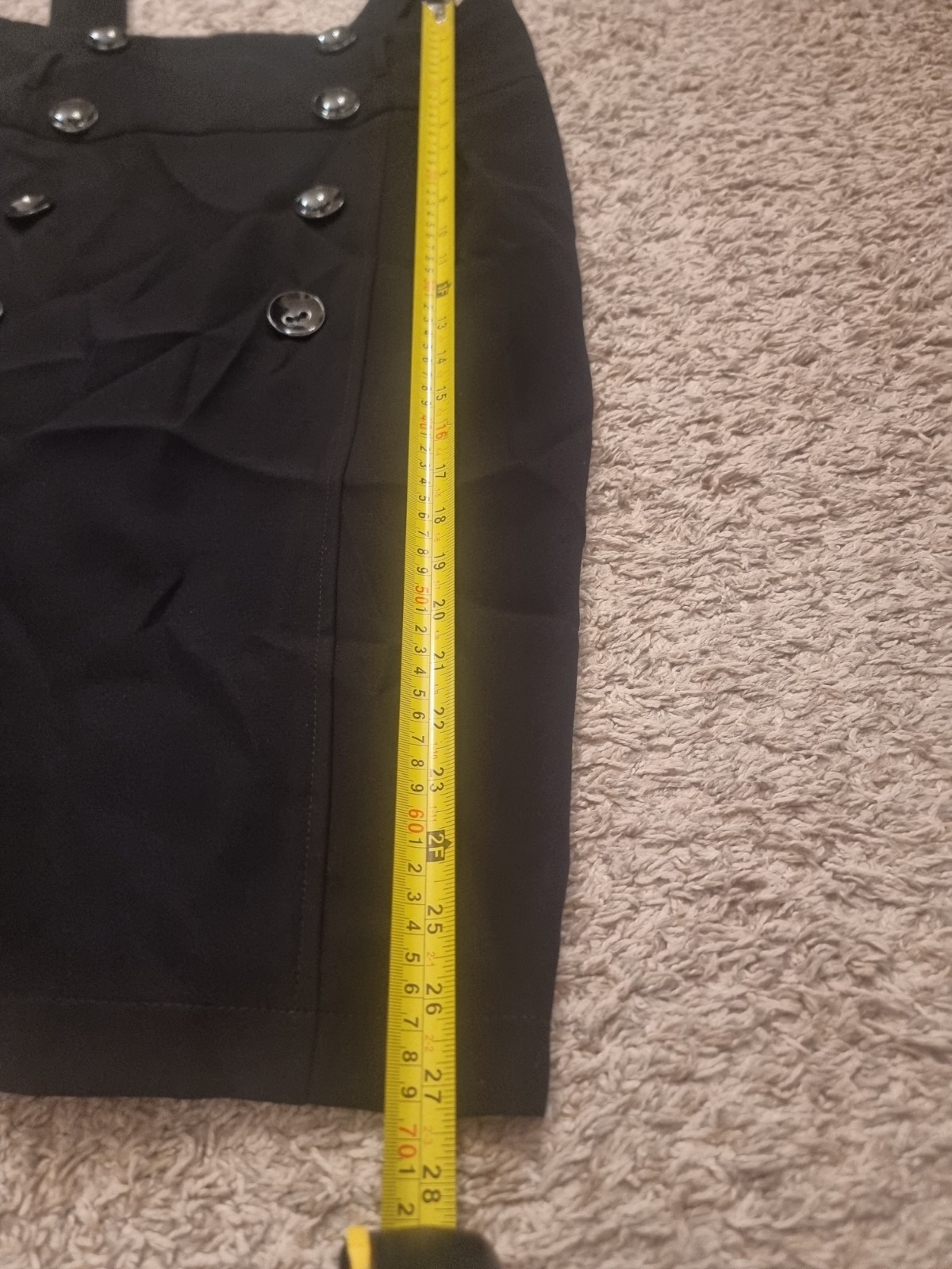 Vintage Y2K Joseph Ribkoff Black Pinafore Jumper Dress Size 14 Canada.
