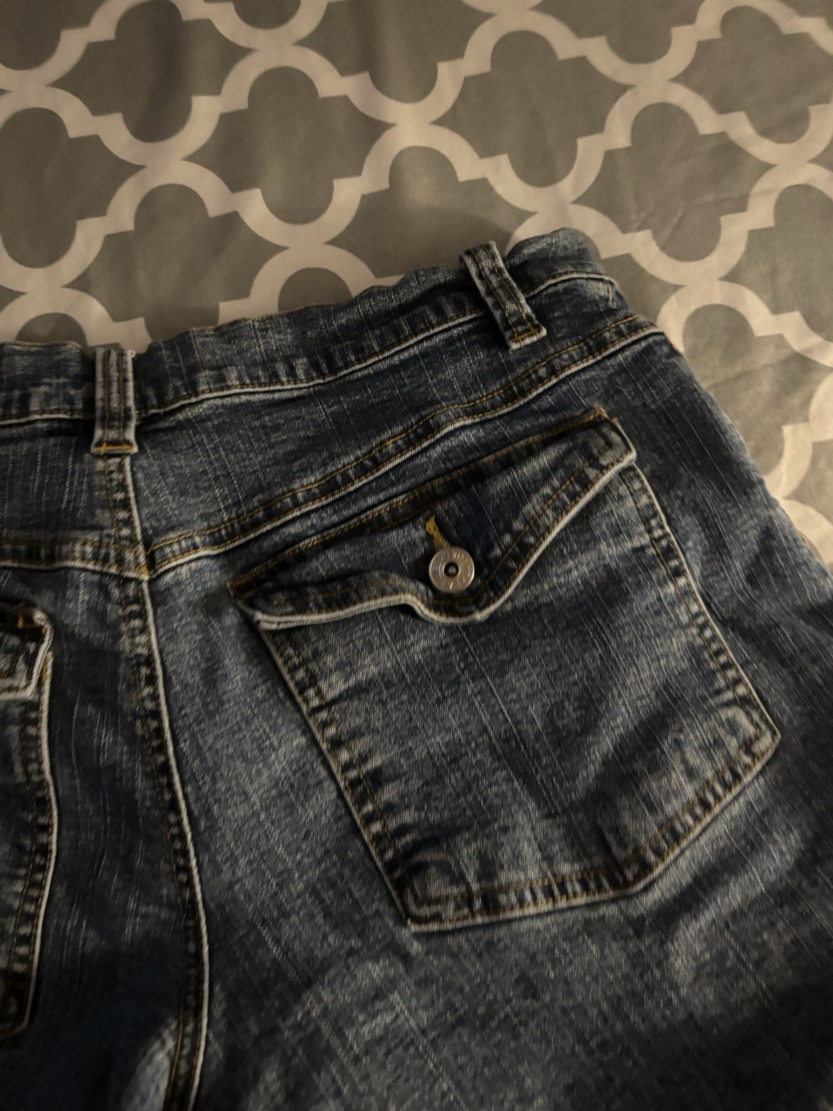 Vintage Womens Size 8 LA Blues Stretch High Rise Y2K 2000’s Summer Jean Shorts