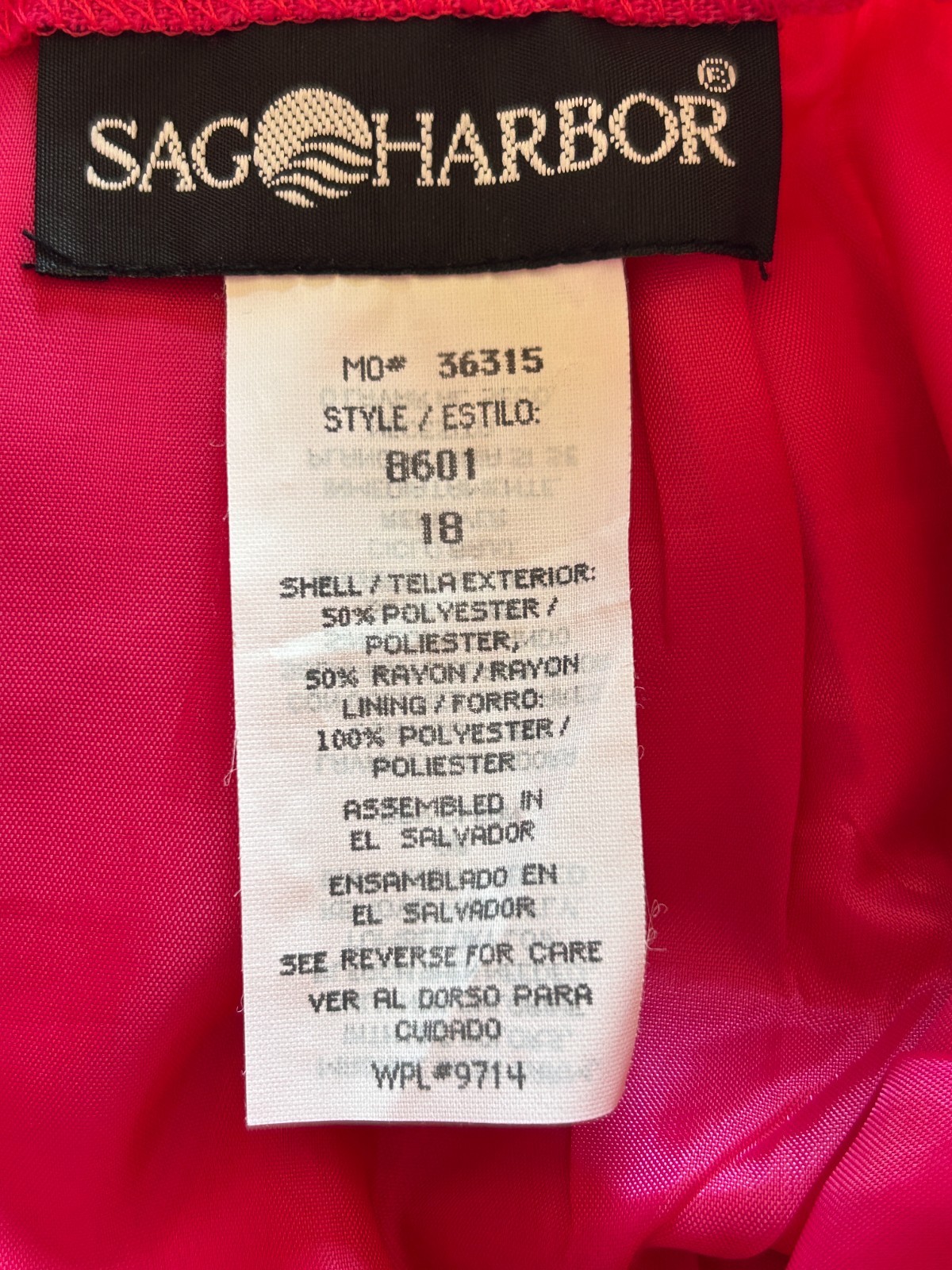 Vintage Sag Harbor Skirt Barbie Pink Academic Preppy Old Money Sz 18 Mean Girls