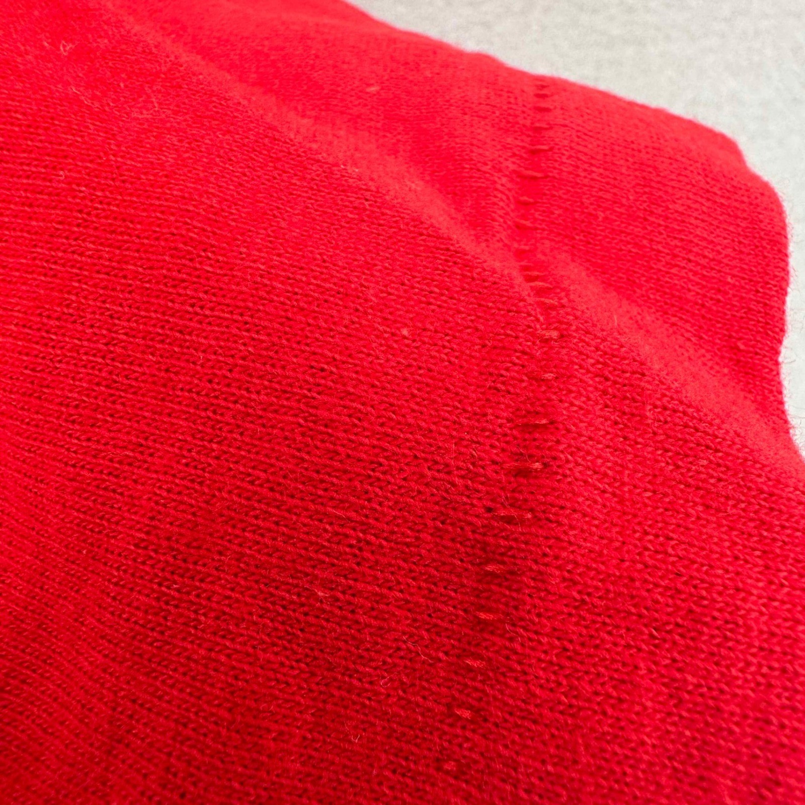 VTG 90s Red Heart Puff Paint Single Stitch T-Shirt SZ L 90s Made in USA Handmade