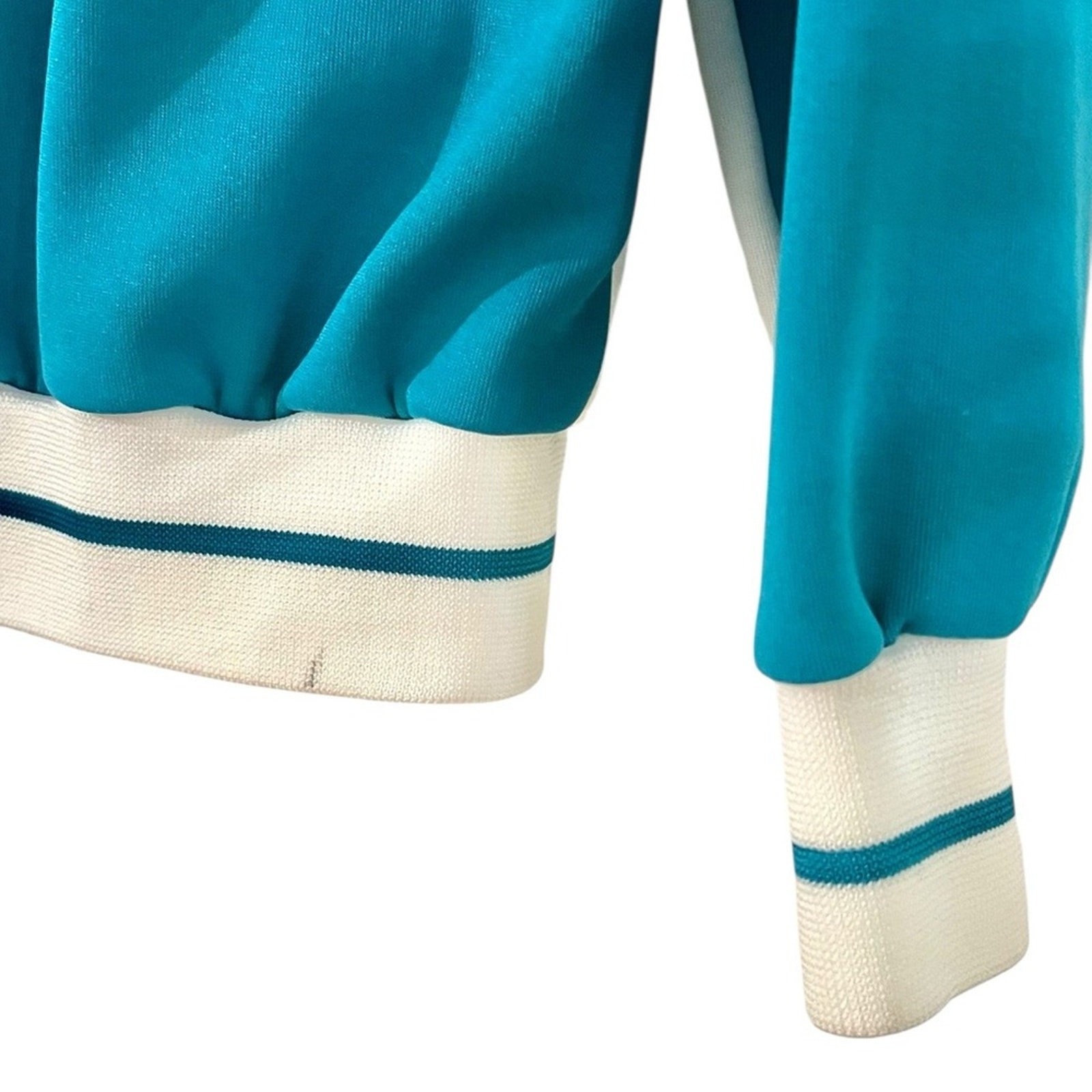 Vintage 90s Nike Track Jacket Gray Tag Teal Blue White M Sportswear Athleisure
