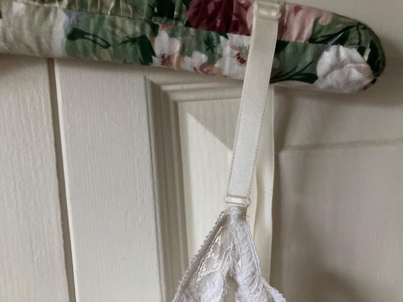 Wonder Maid Non-Cling White Full Slip w/Bodice&Hem Lace Size 34 T (Style 2996)