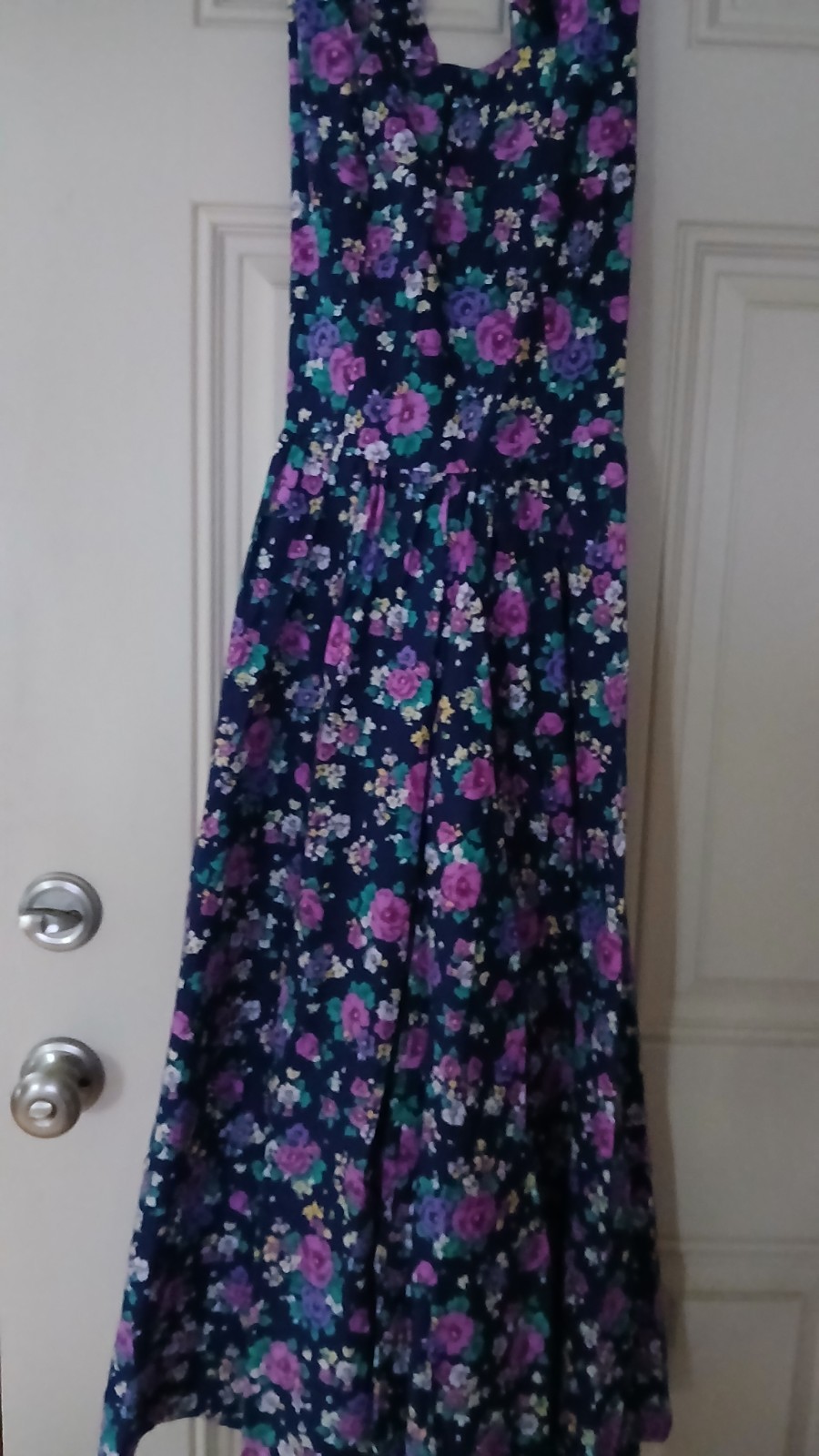 Lanz Originals Wonderful Vintage 80’s-90’s NWT Floral Blue Sundress Size 8