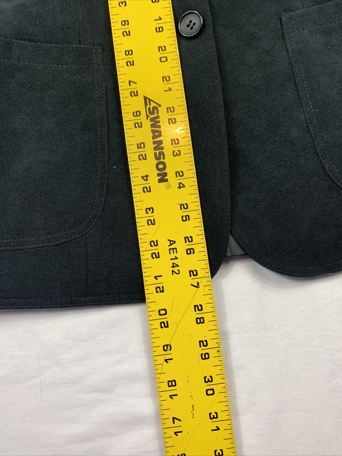 Vintage 80s 90s Adolph Schuman Lilli Ann Womens Ultra Suede Suit Size 10 Black