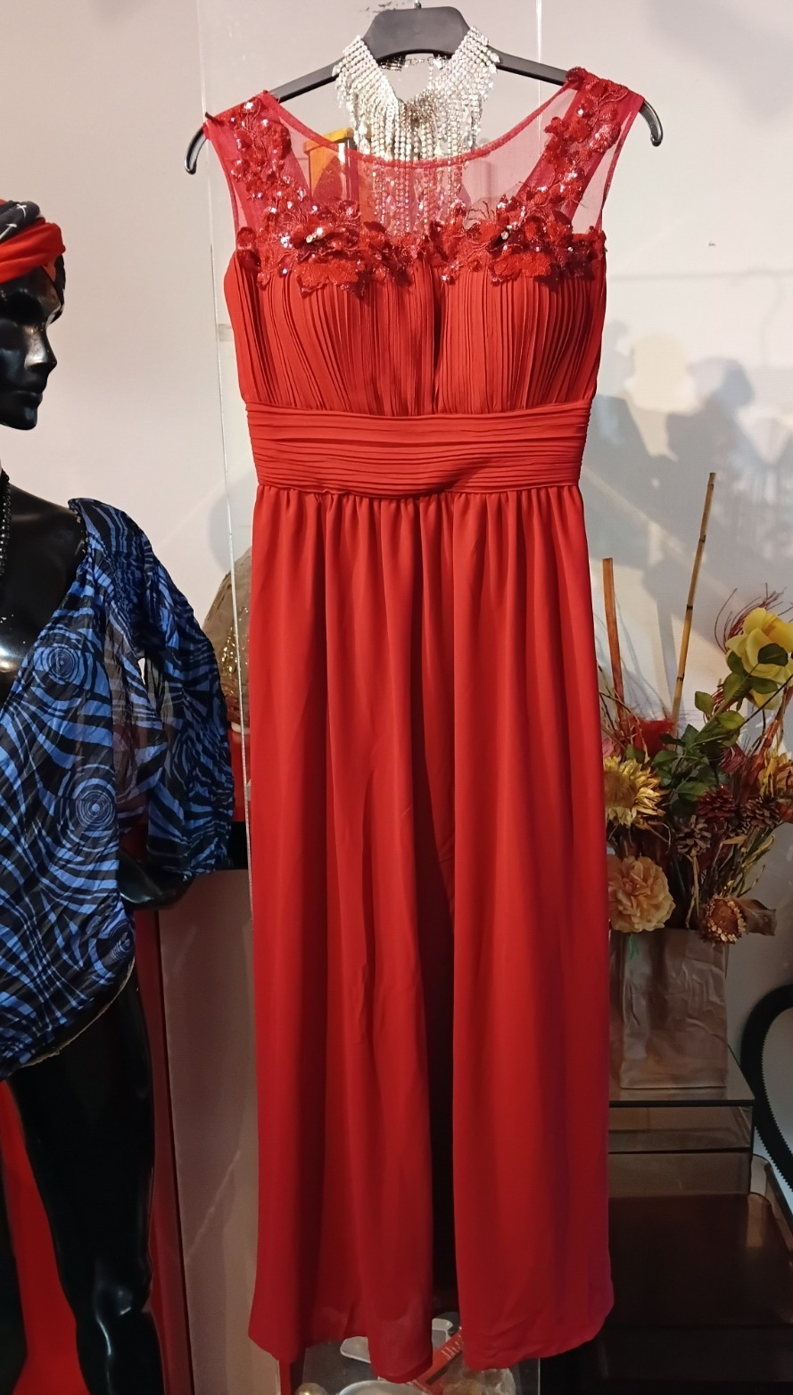 Evening dress stretch vintage custom made, made in Italy