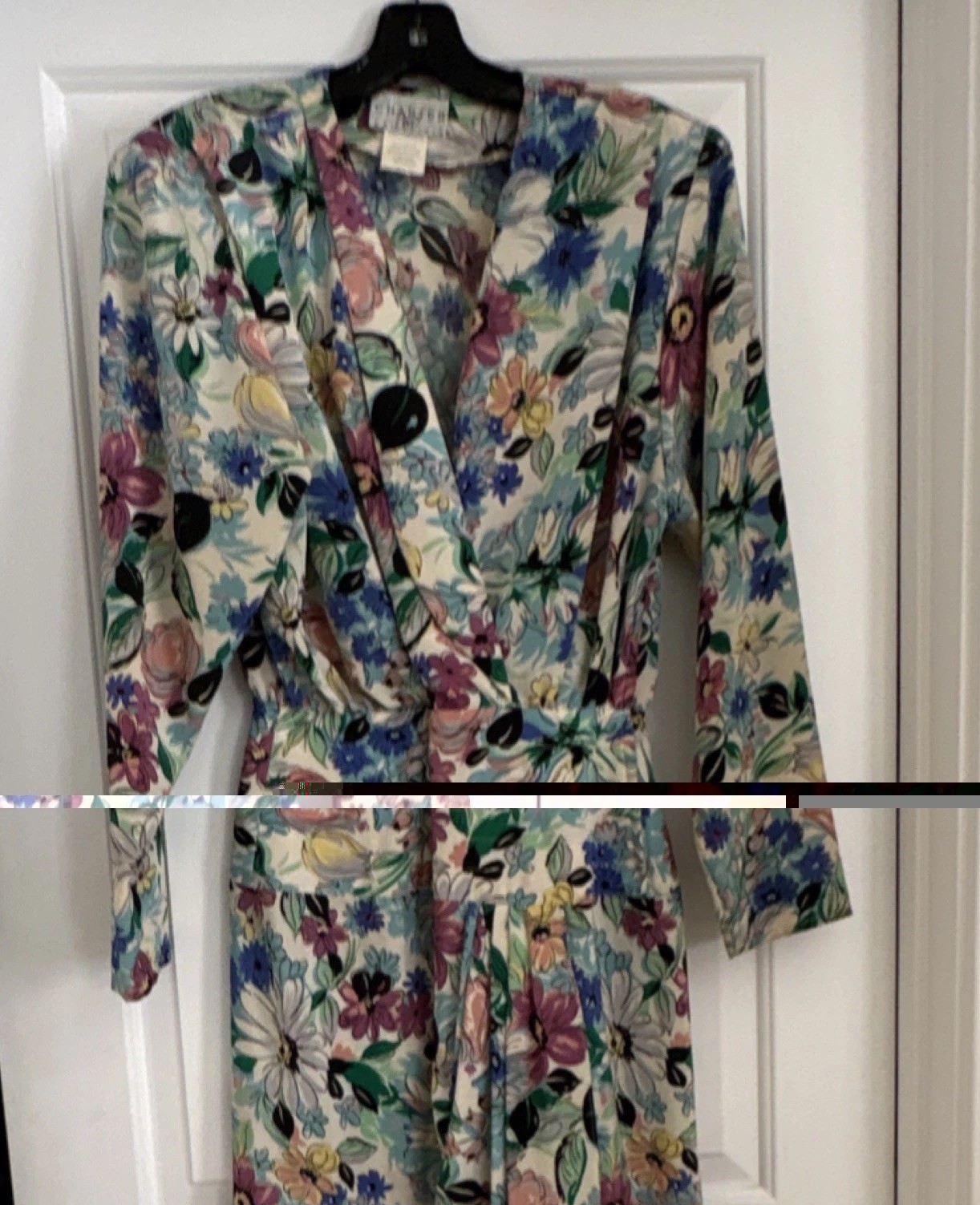 Chapter Two California Vintage Floral Dress 100% Polyester Size 10 Style 7286
