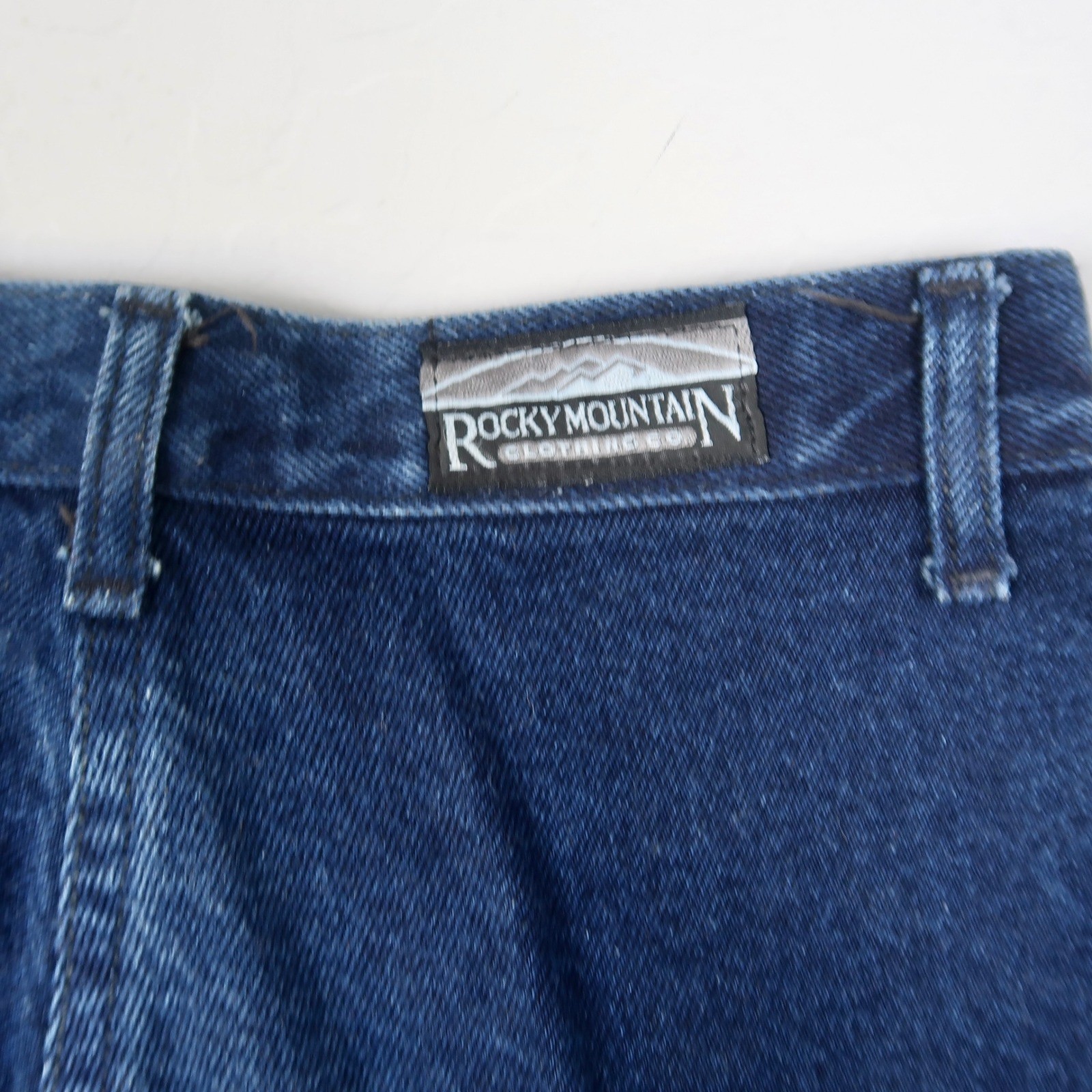 Rocky Mountain Clothing Co Vintage Western Jeans Dark Wash High Waist 29/9 x 36