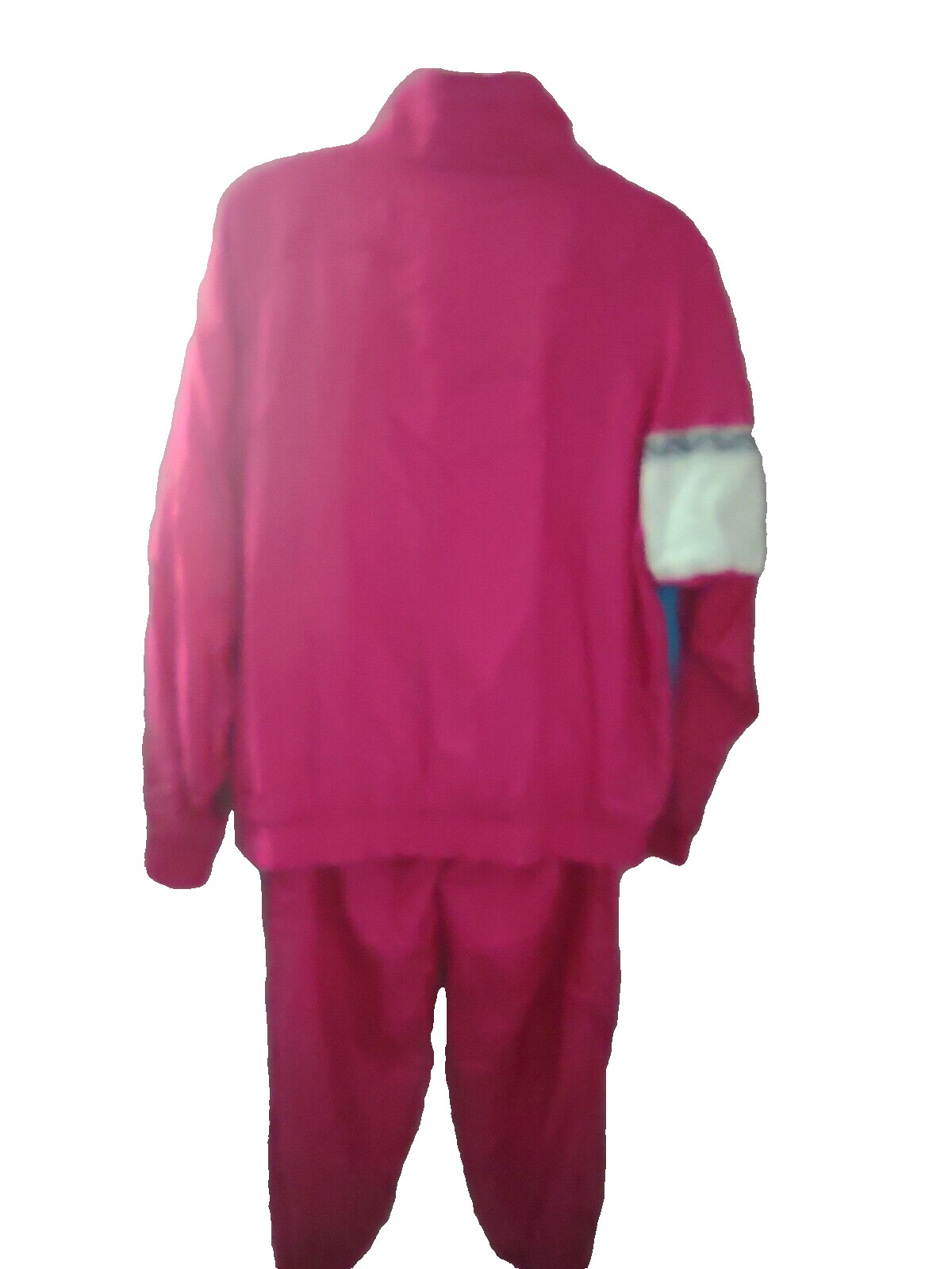 Vintage Longstreet Petite Large Windbreaker Track Running 2Pc Set 90s