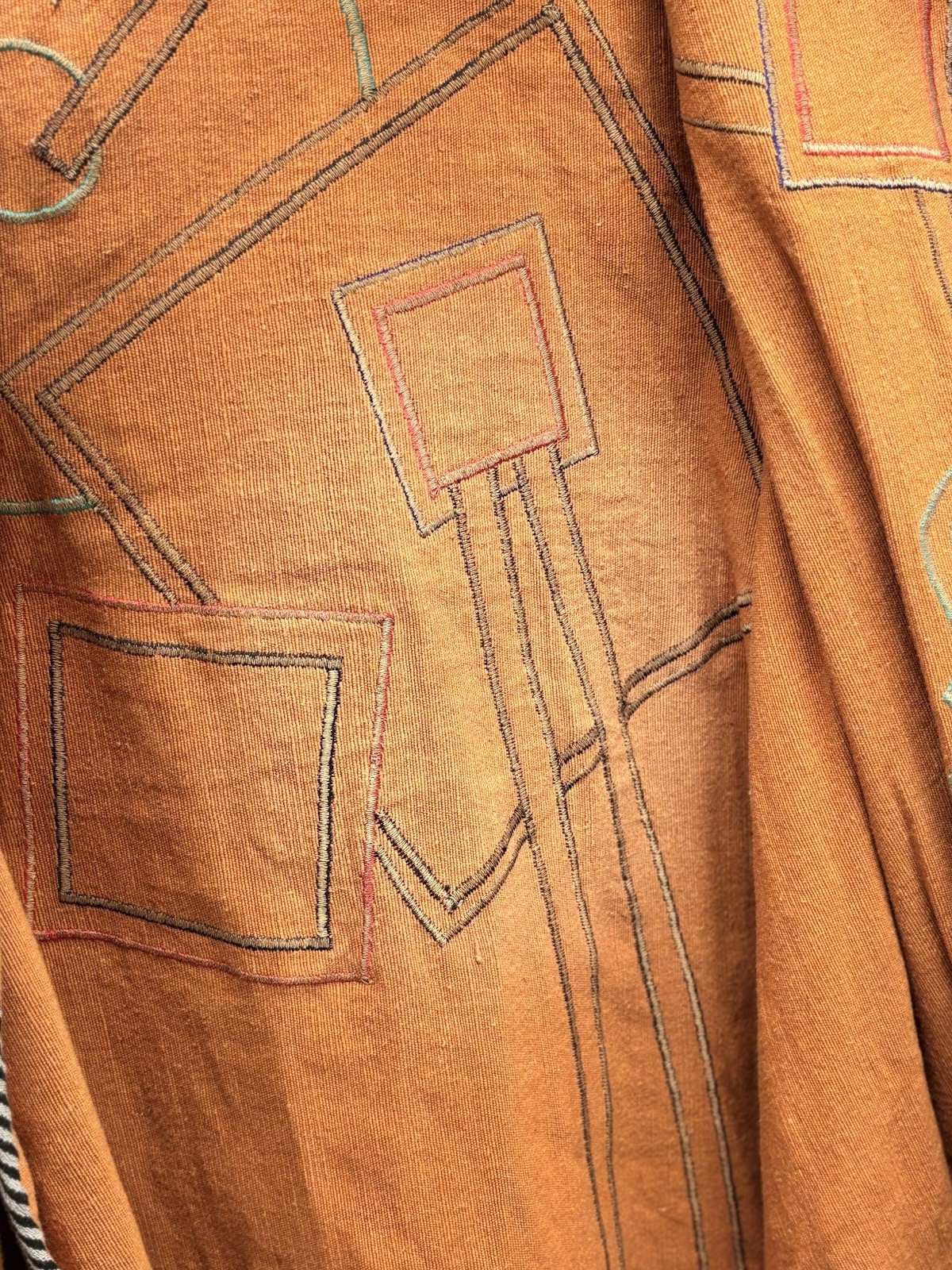 Beppa Cotton Canvas Duster Coat 80’s Wearable Art Festival Lagenlook Seattle XL