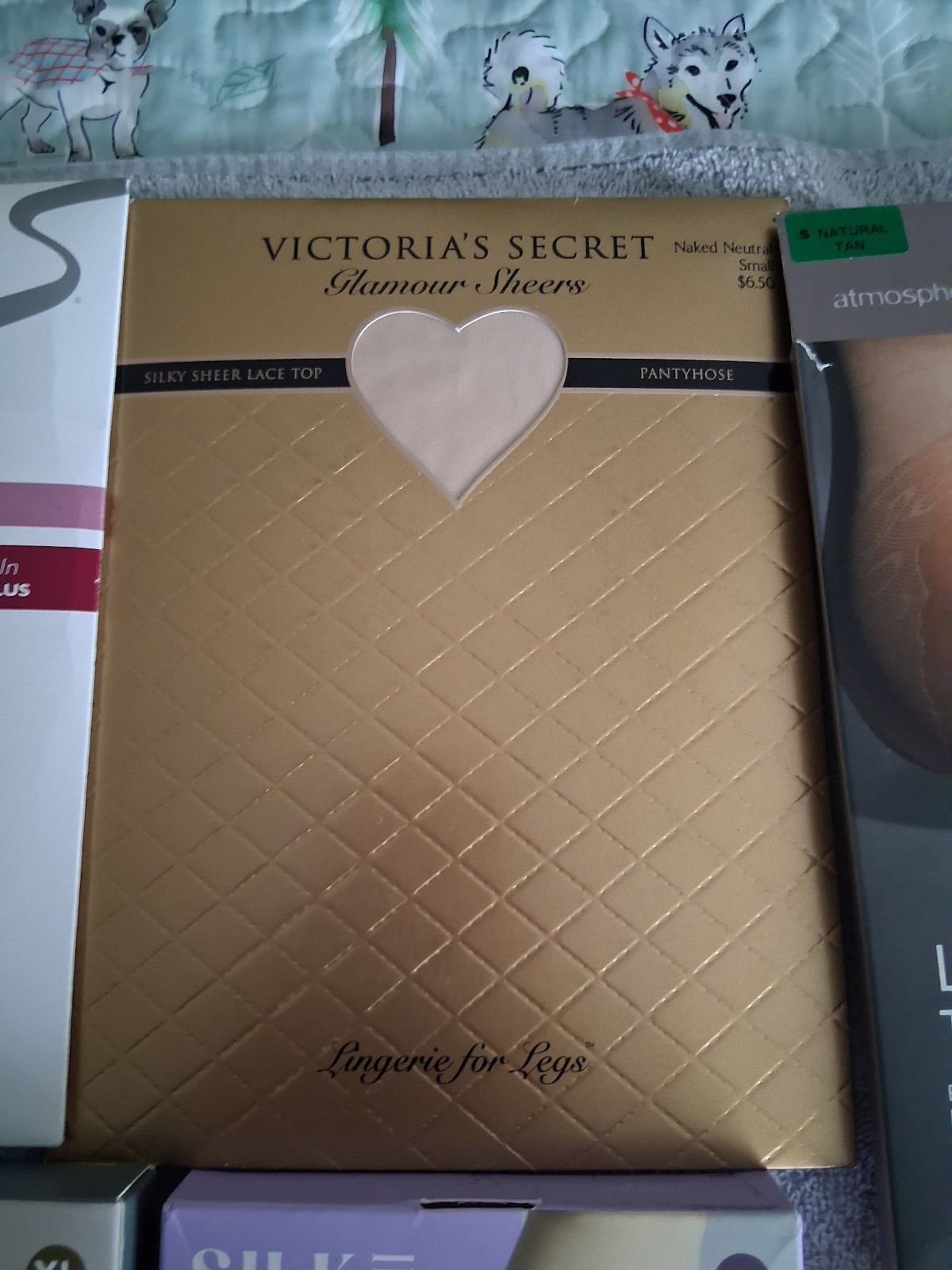 DISCONTINUED 7 PAIR PANTYHOSE 1 PAIR THIGH HIGH LOT ASSORTED SIZES NEW OLD STOCK