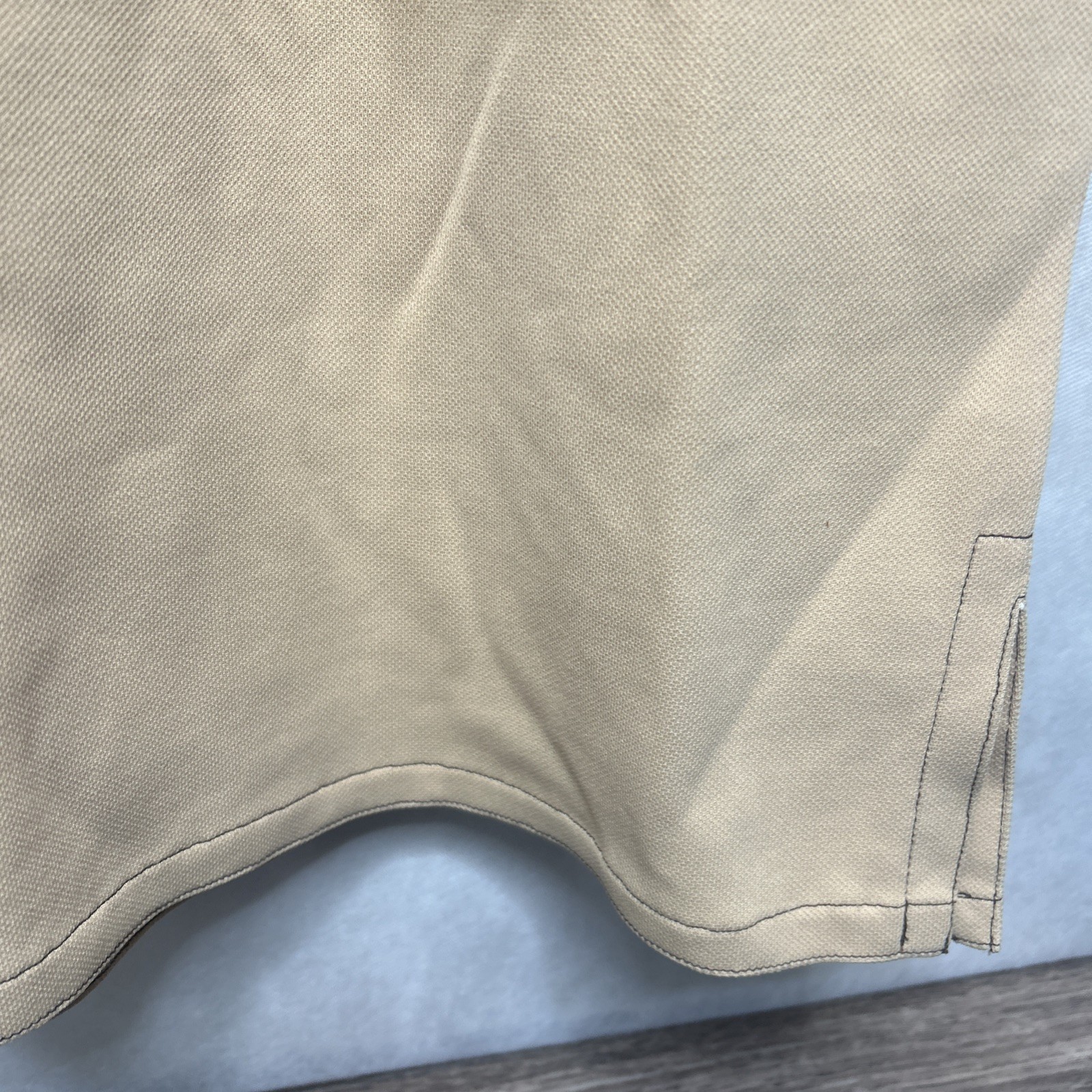 Vintage Sleeveless Lace Up Blouse Lot Of 2 100% Polyester Made In korea Tan ,Blu