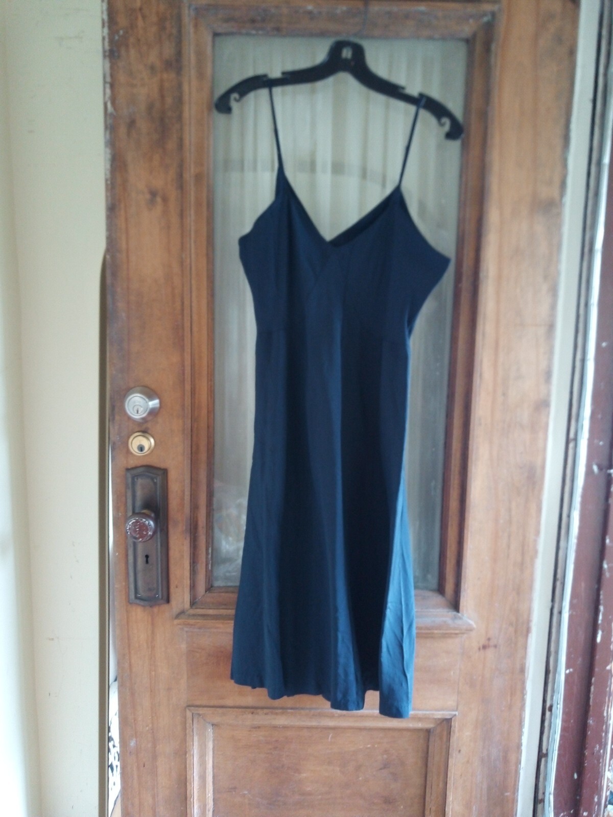 Vintage Kaybar Navy Lingerie Slip Dress Bombshell 40 By Kaymar Garments