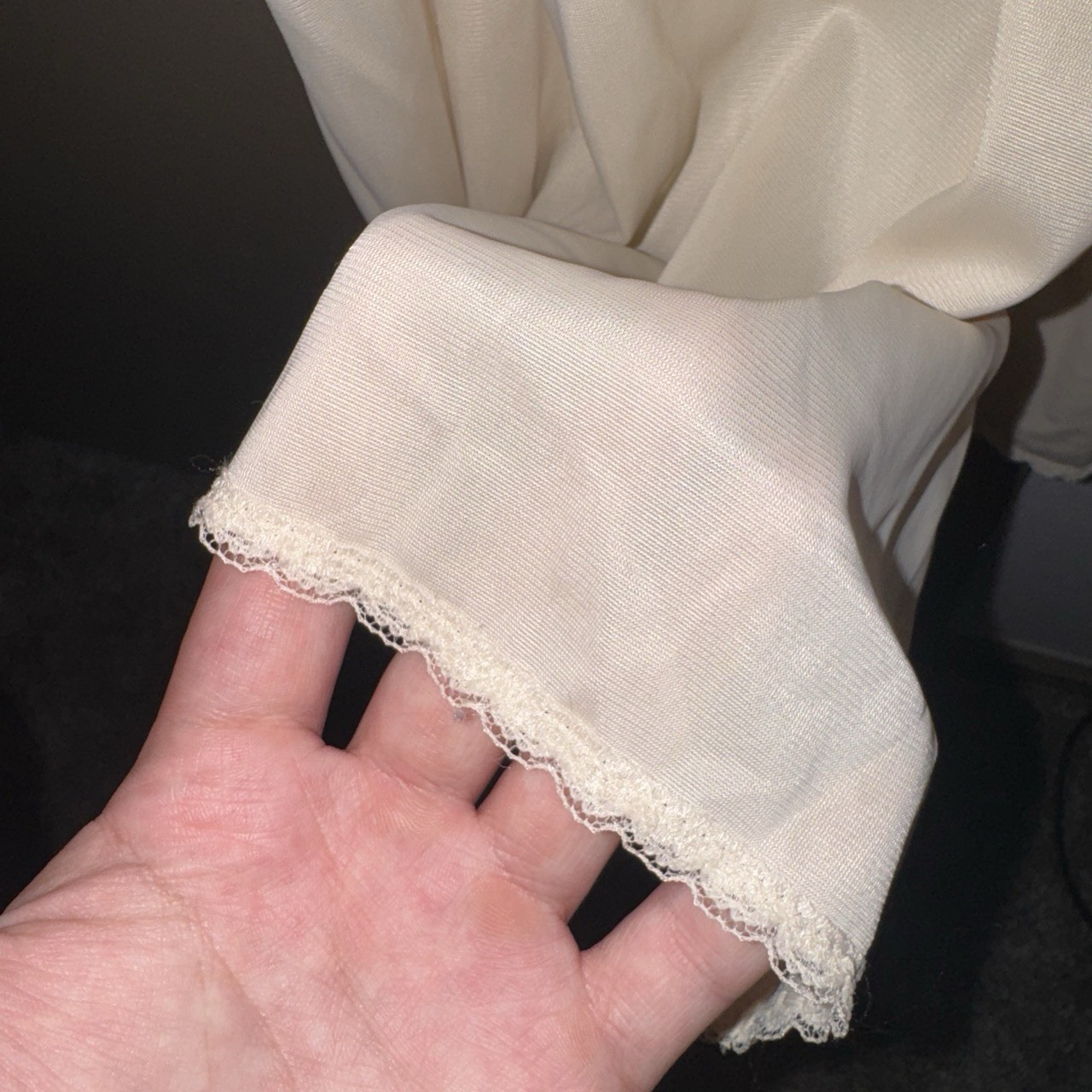 VINTAGE 40s 50s 60s 70s Kayser Beige Vintage Women’s Slip Full Slip Size 36