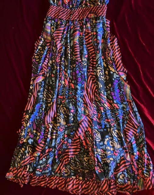 ASSORTI for Susan Freis Vintage c1980 Dress, Medium size