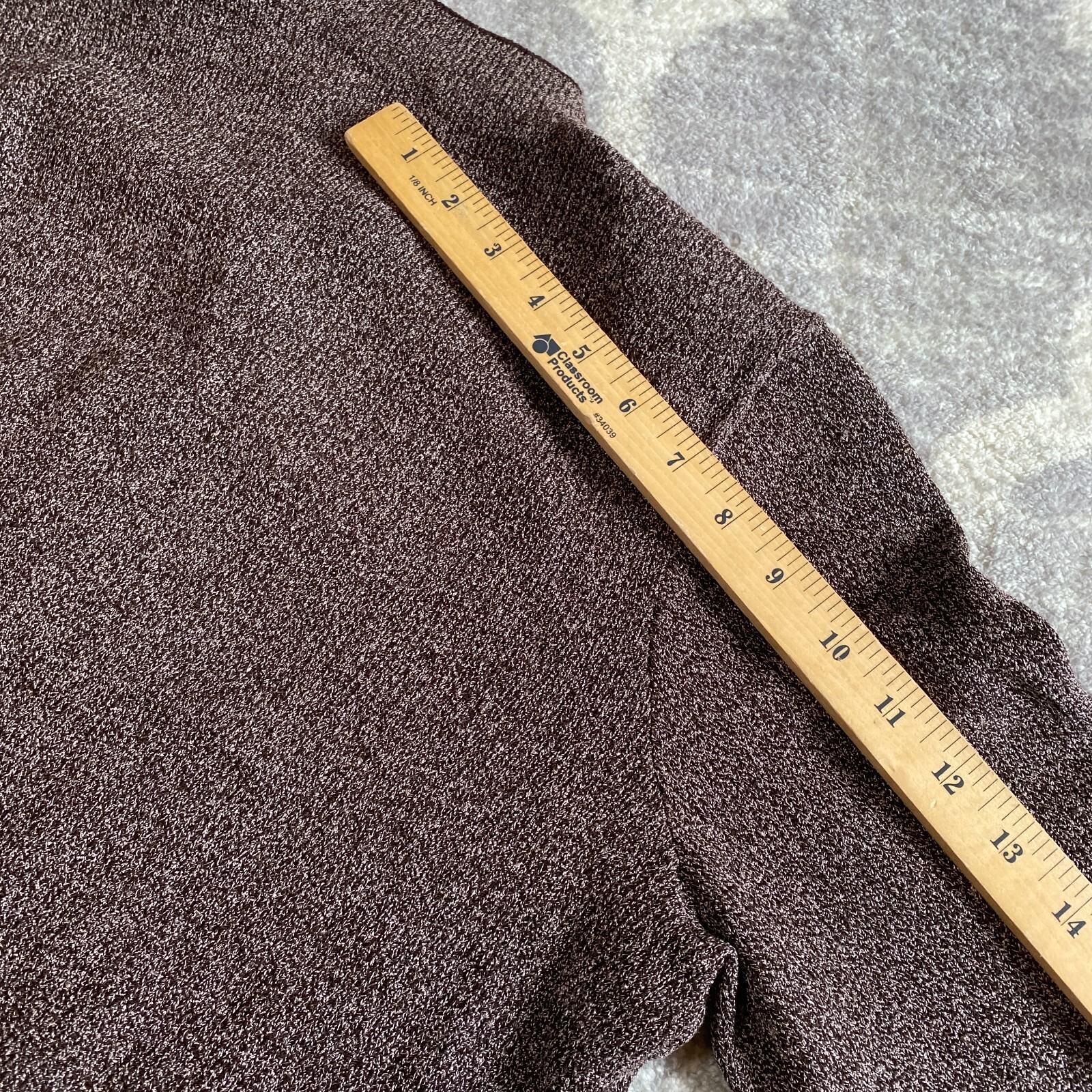 Vintage Don Sayres for Wellmore Wool Sweater Women’s Sz 10 Brown Gold Buttons