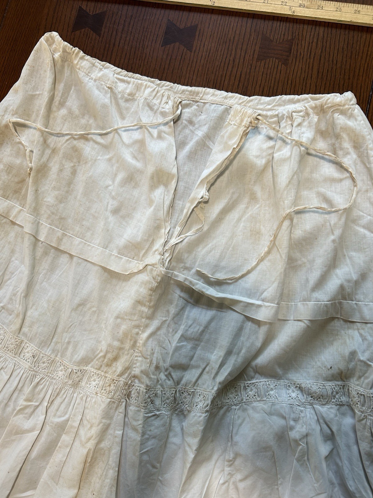 Antique Edwardian Victorian Petticoat