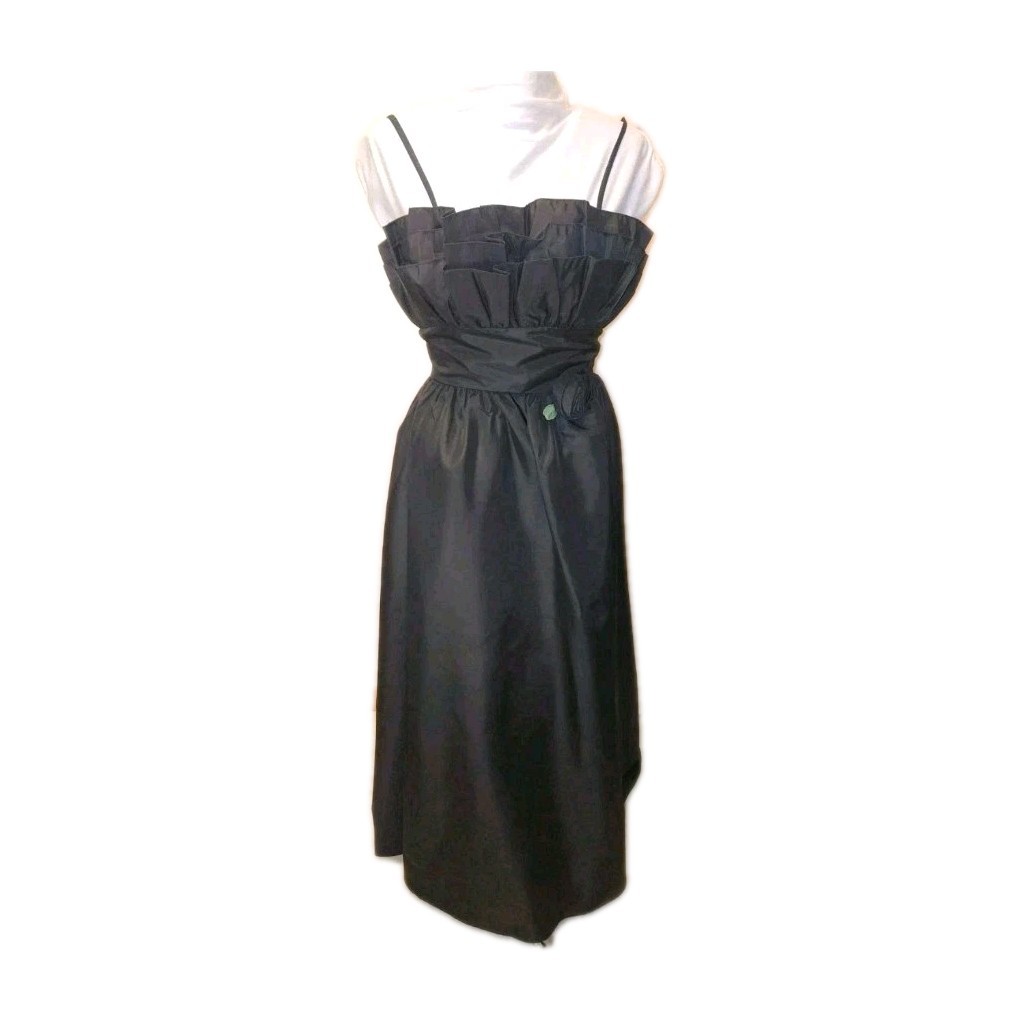 Vintage Flirtations Gown By Alfred Angelo*Taffeta Retro Prom*Small