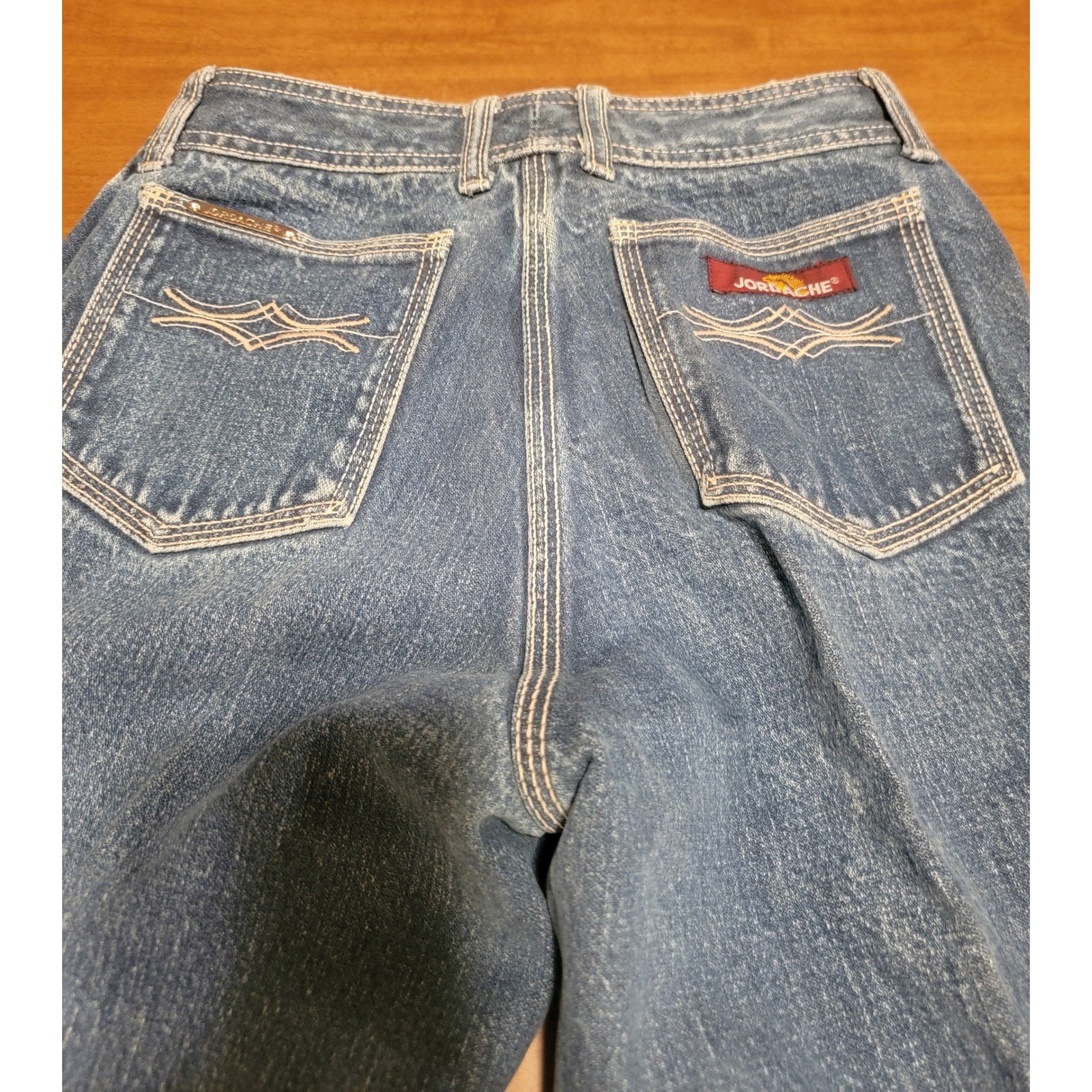 Vintage 80s Jordache Jeans High Waist Mom 24×28 Long Tall 00 02 Medium Wash WJ4