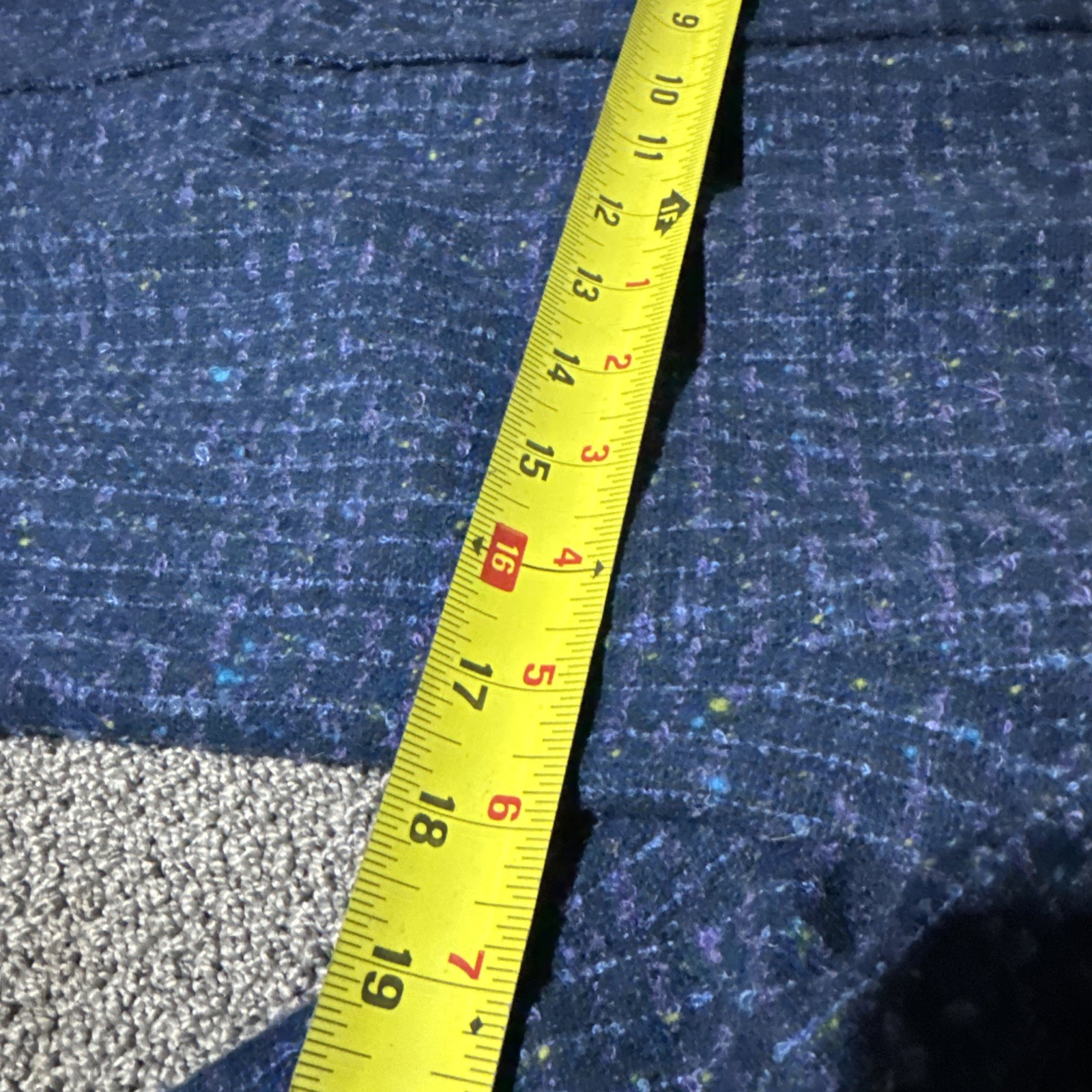 vogue paris original Women’s Dress Jacket Blue Handmade Vintage