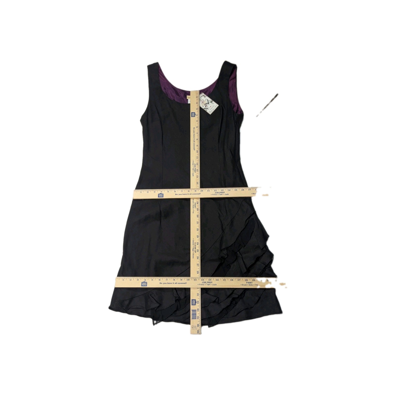 Nathalie Seaver Designer Black Cocktail Dress 1990s Vintage Size 3
