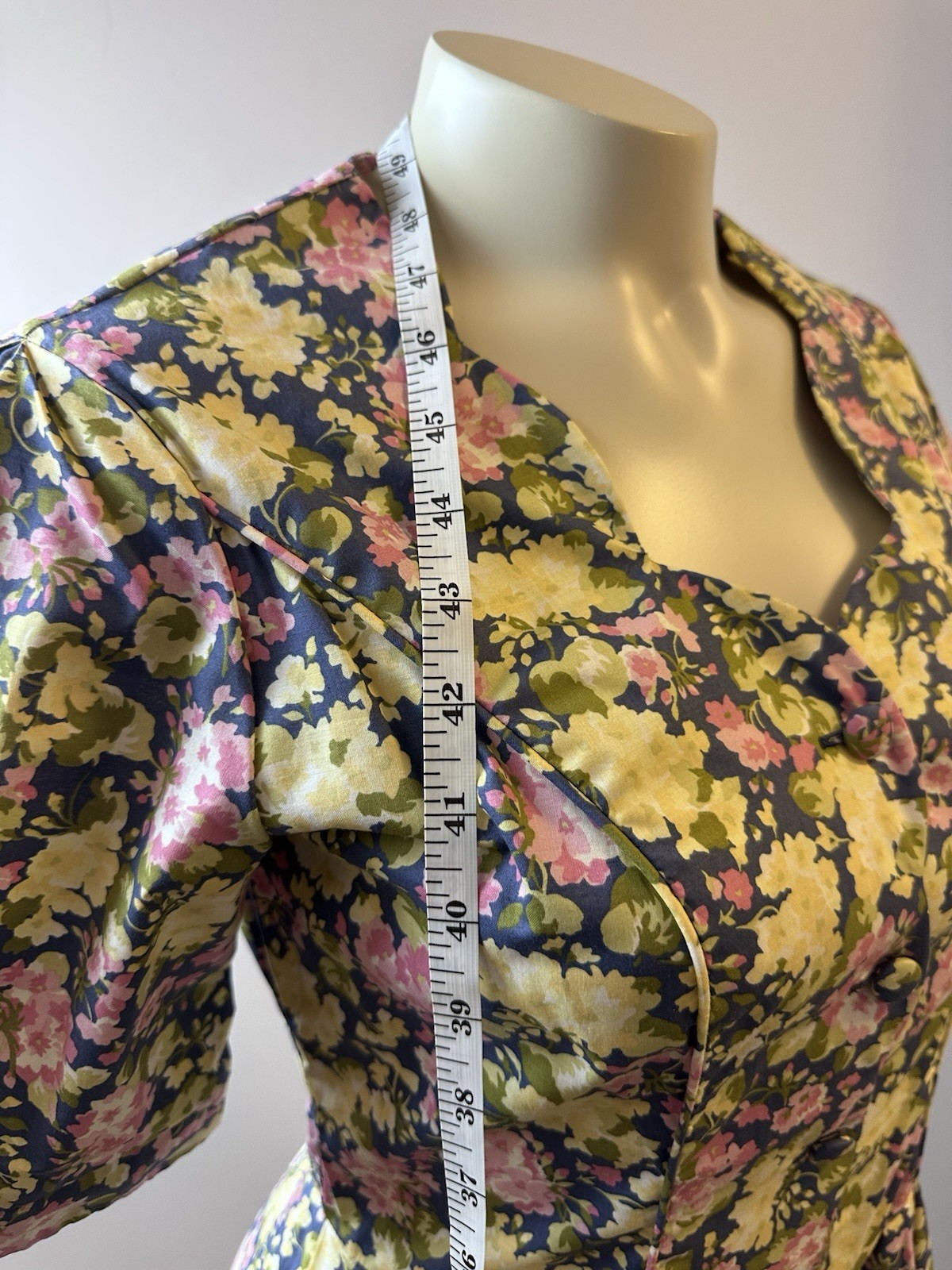 Pre-owned Vintage Laura Ashley Floral Print Maxi Dress Size 6