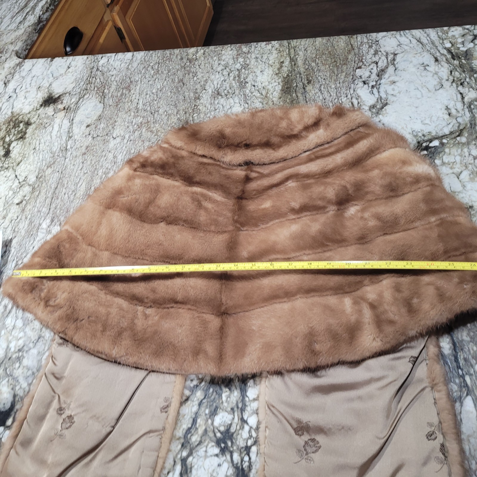 Vintage Mink Stole Cape 1950s 2 Pocket Macy Little Shop