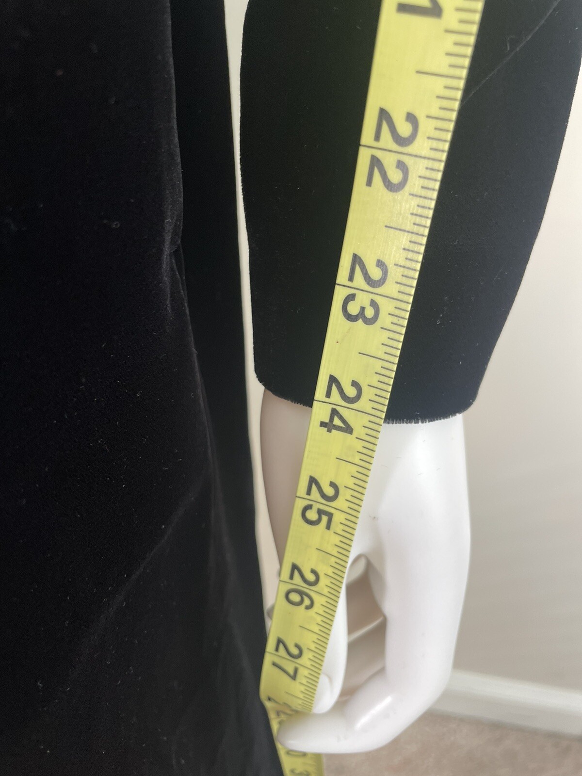 VTG Albert Nipon EXECUTIVE 80’s Black Velvet Coat Dress DYNASTY Alexis Jeweled 6
