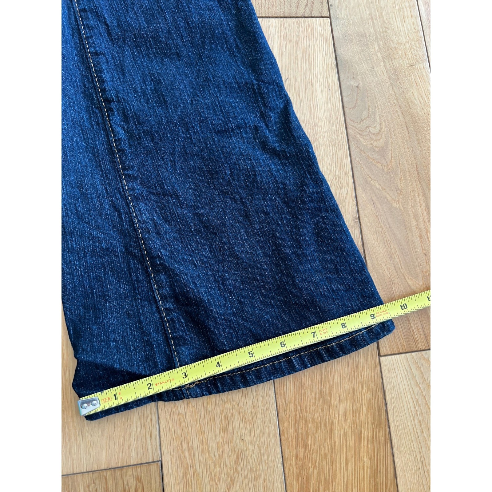 Vintage Y2K Miss Sixty Extra Low Rise Bootcut Denim Jeans Dark Wash Womens 28×32