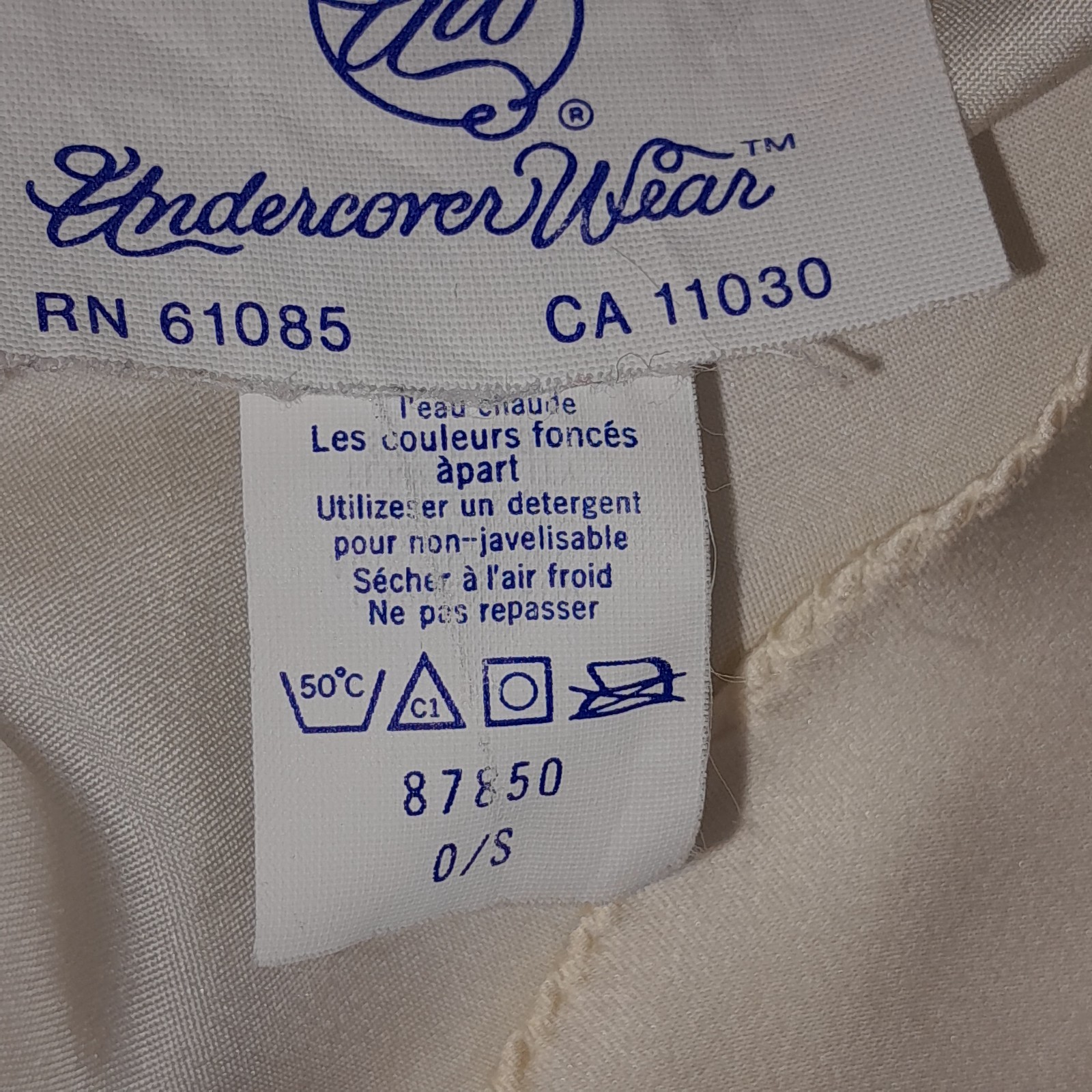 Undercover Wear Nightshirt Womens S Ivory Boxy Loose Pullover Sleep Loungewear