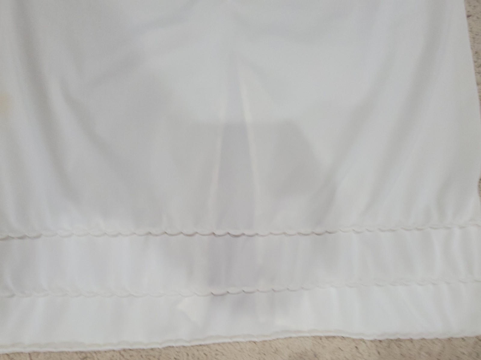American Maid 1960s White Nylon Half Slip SZ M VINTAGE
