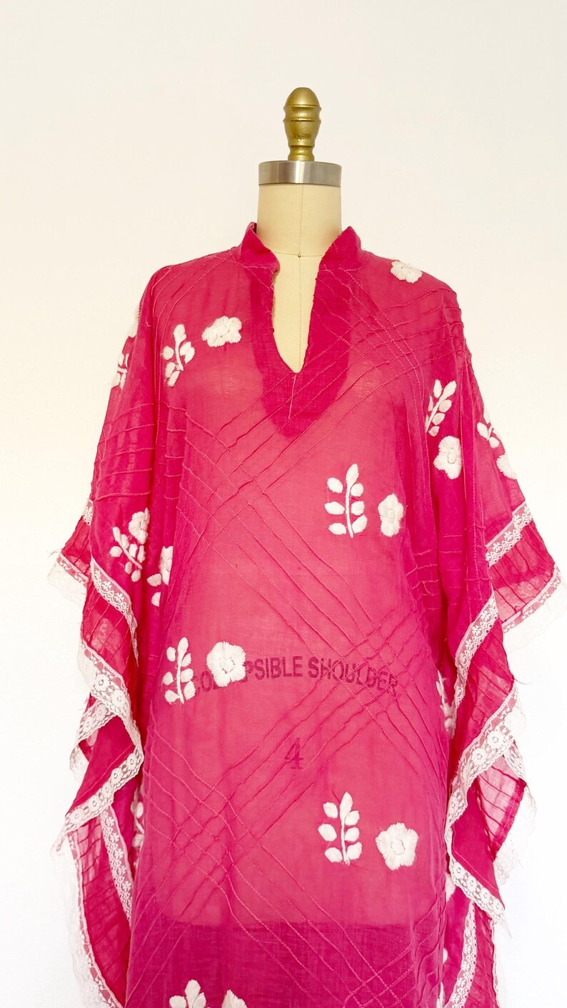 Vintage Caftan / Mexican Caftan / 1970s Caftan / One Size