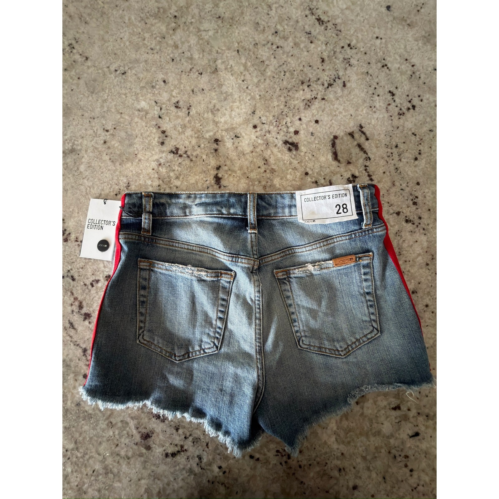 Joe’s Jeans Lorna Denim Shorts 28 NWT Collector’s Edition Stripe