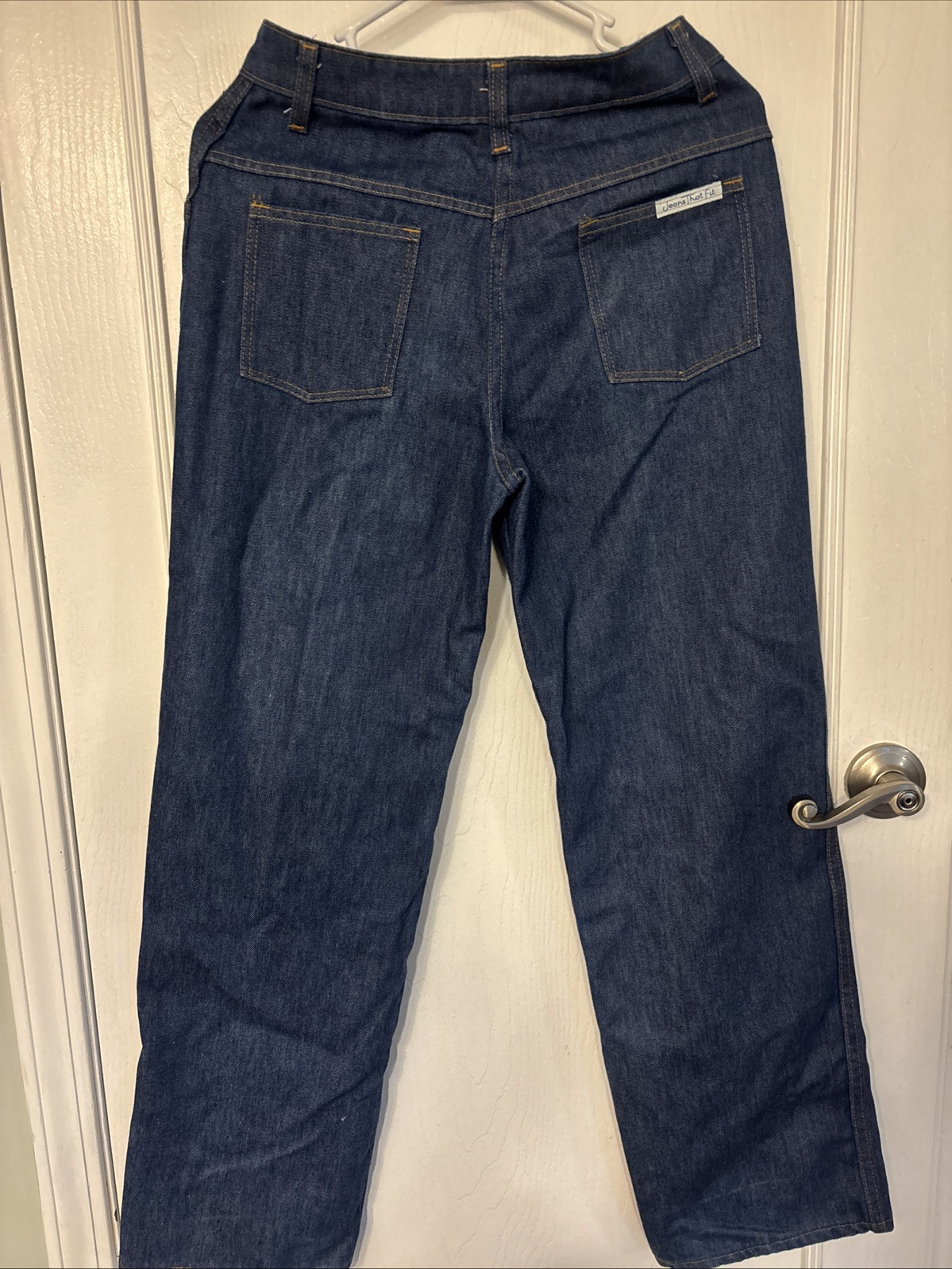 Vtg Women Sears Jeans That Fit 70s High Waist Wide Leg Denim 26” waist Sz 12 Mom