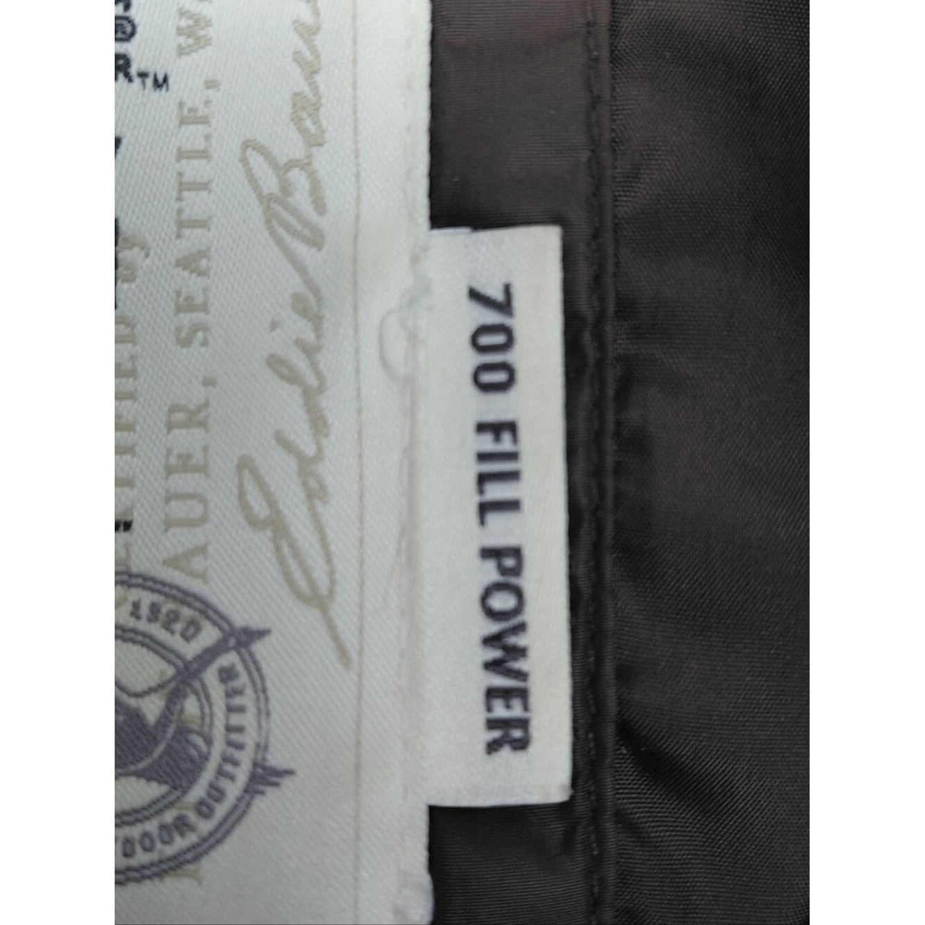 Eddie Bauer EB700 Fill Power Goose Down Vest Women’s Size Small Petite Brown