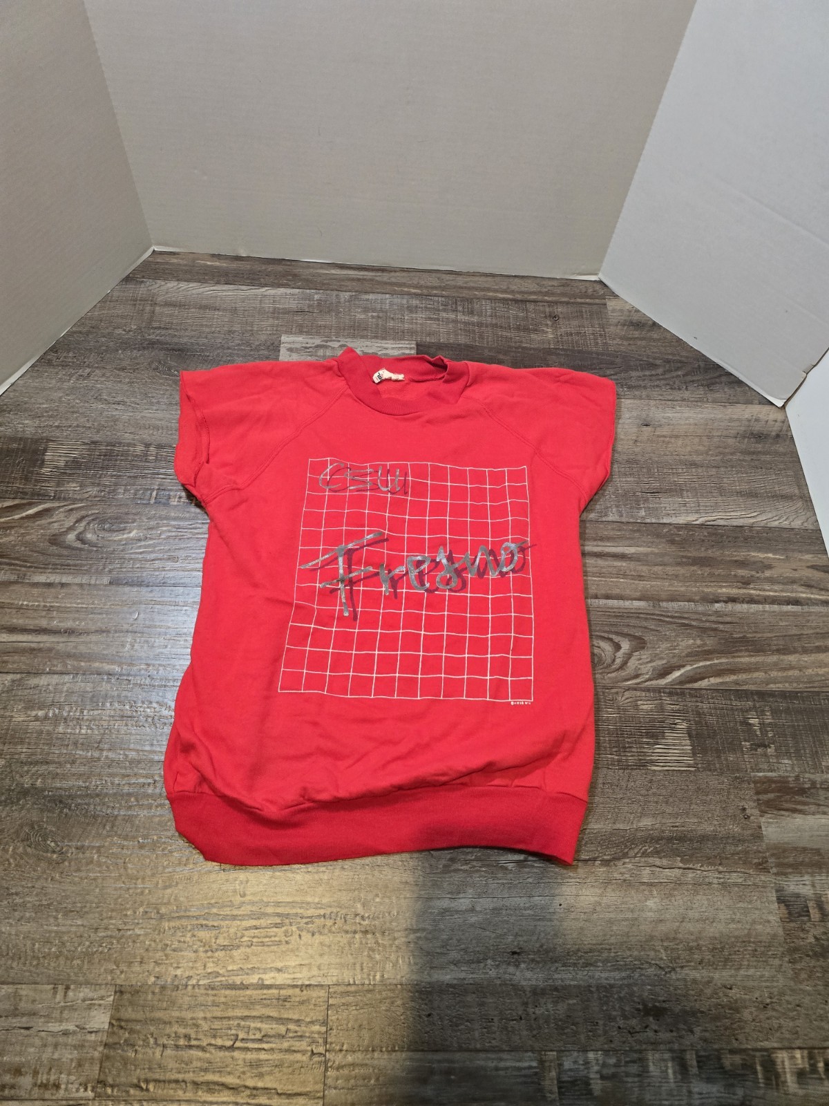 Vintage Fresno CSU Red Muscle T-shirt Medium #138