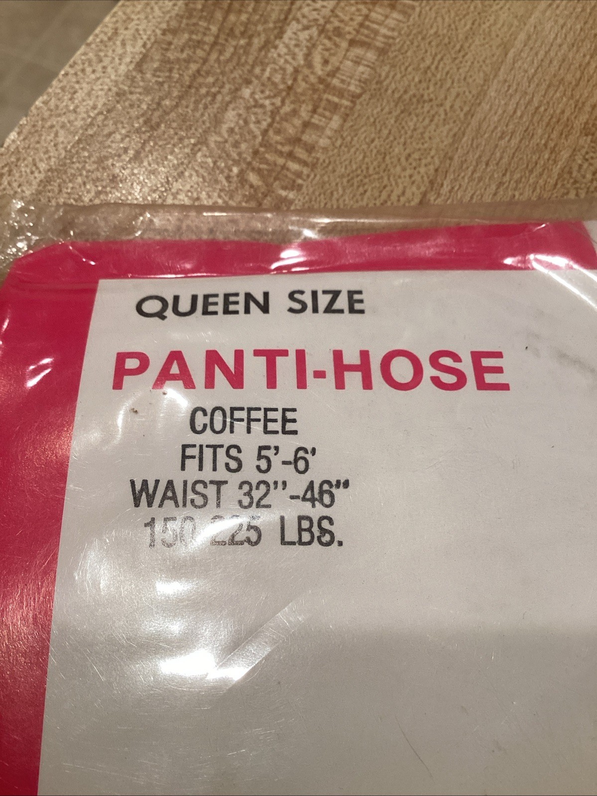 Vintage Pantyhose Lot of 2 Coffee Queen up to 5’6” 225 lbs