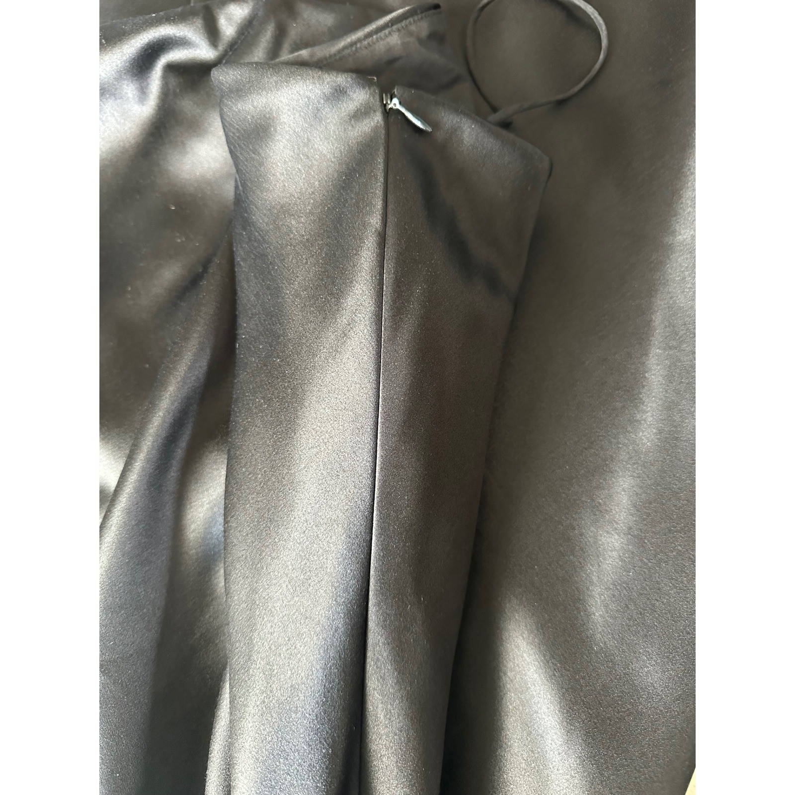 Vintage Ralph Lauren Collection Purple Label Silk Wool Dress 6 Black Rare