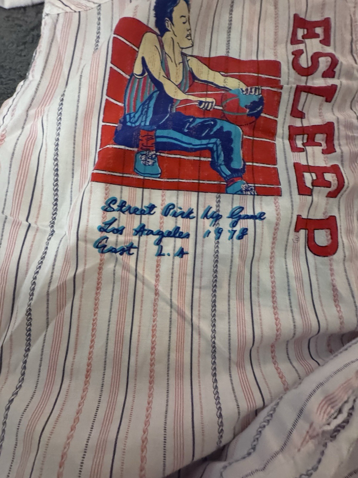 ESLEEP Vintage 1980’s Rare Womens Henley Sleepwear