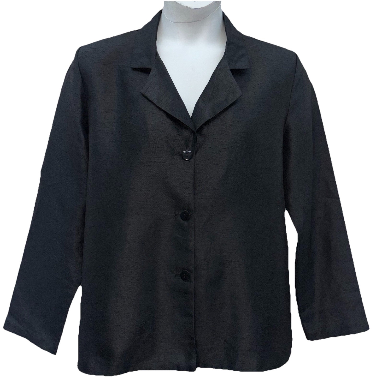 VTG Kensington Square Women Size L Three Button Long Sleeve Lightweight Jacket