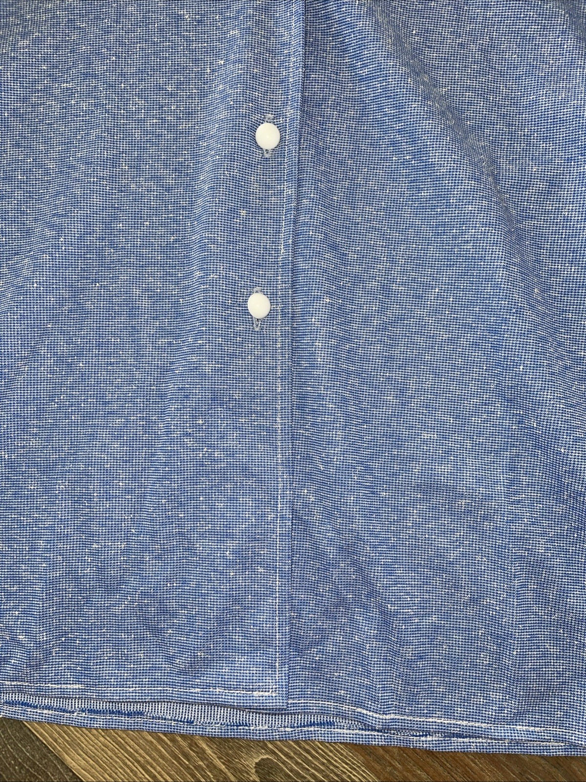 Rhapsody By Glazier Vintage Button Up Shirt Blue Women *Read