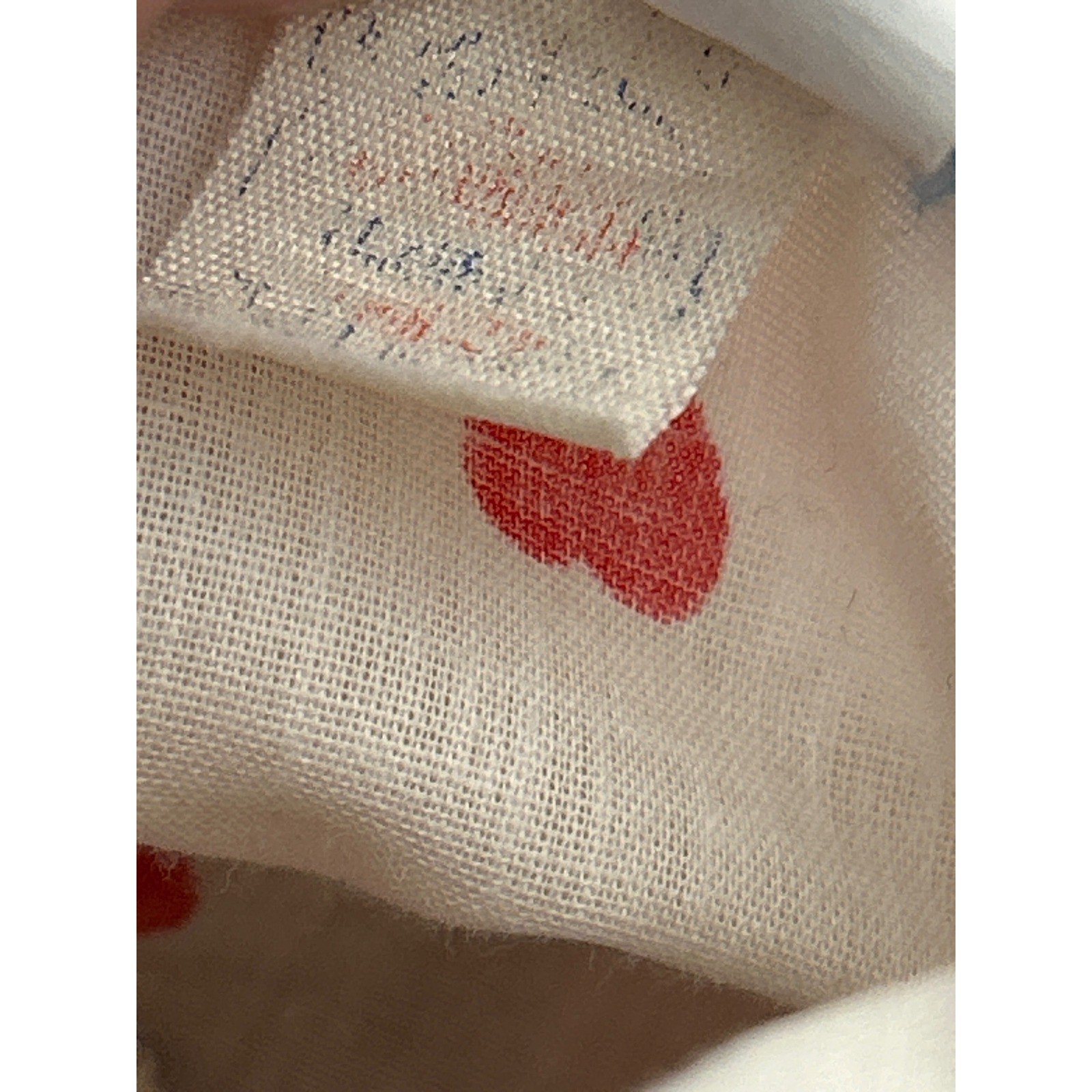 Vintage Ardmore Heart Print Blouse Romantic Coquette Cottagecore Sweetheart