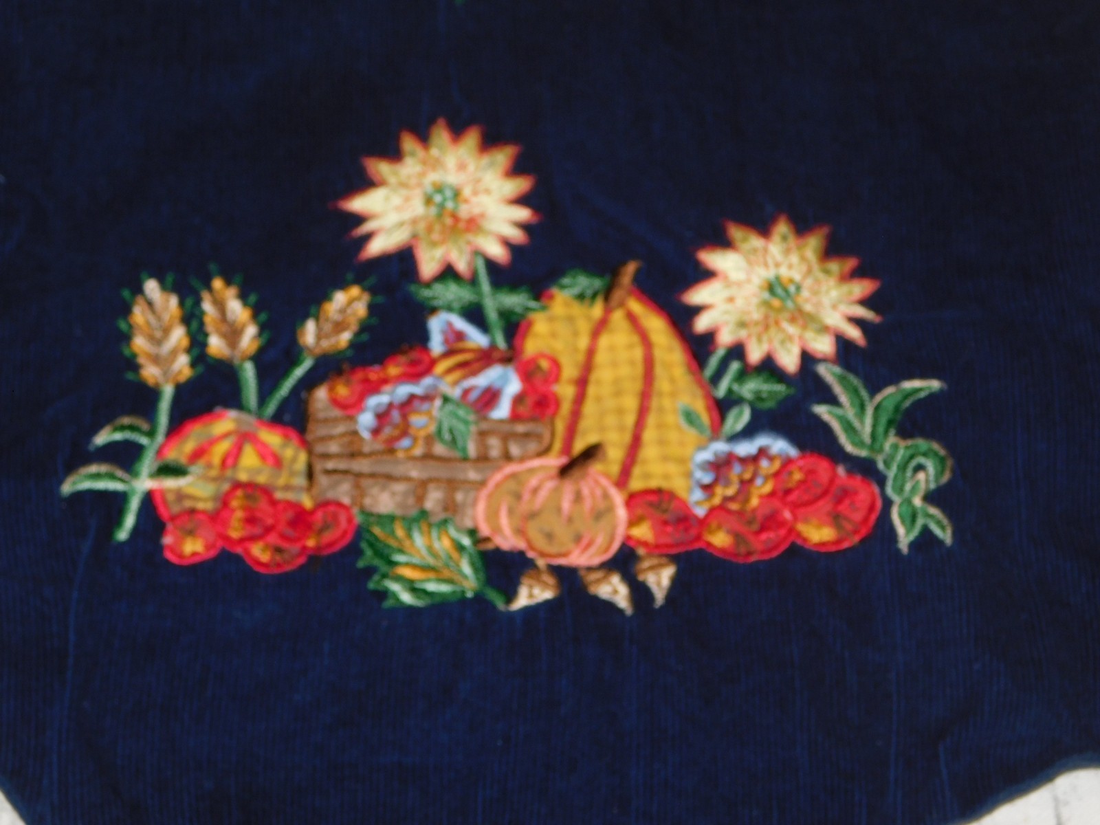 VTG 90s VICTORIA JONES EMBROIDERED VEST FALL HARVEST SCARECROW TEACHER WOMAN 18