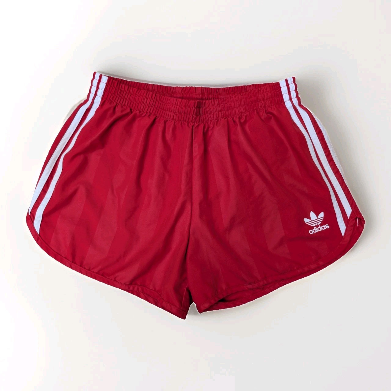 Adidas Sprinter Glanz Womens Shorts L Red Sports Vintage Football Casual Retro