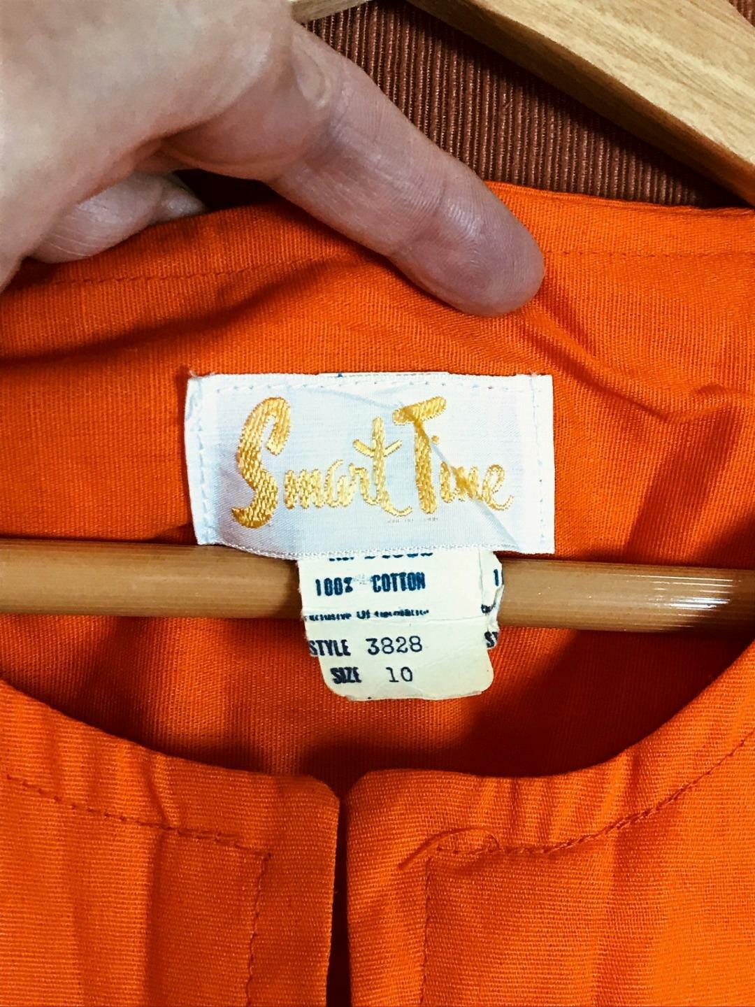 NOS 1960s Smart Time Shift Day Dress Company Bust 36 NWT ILGWU