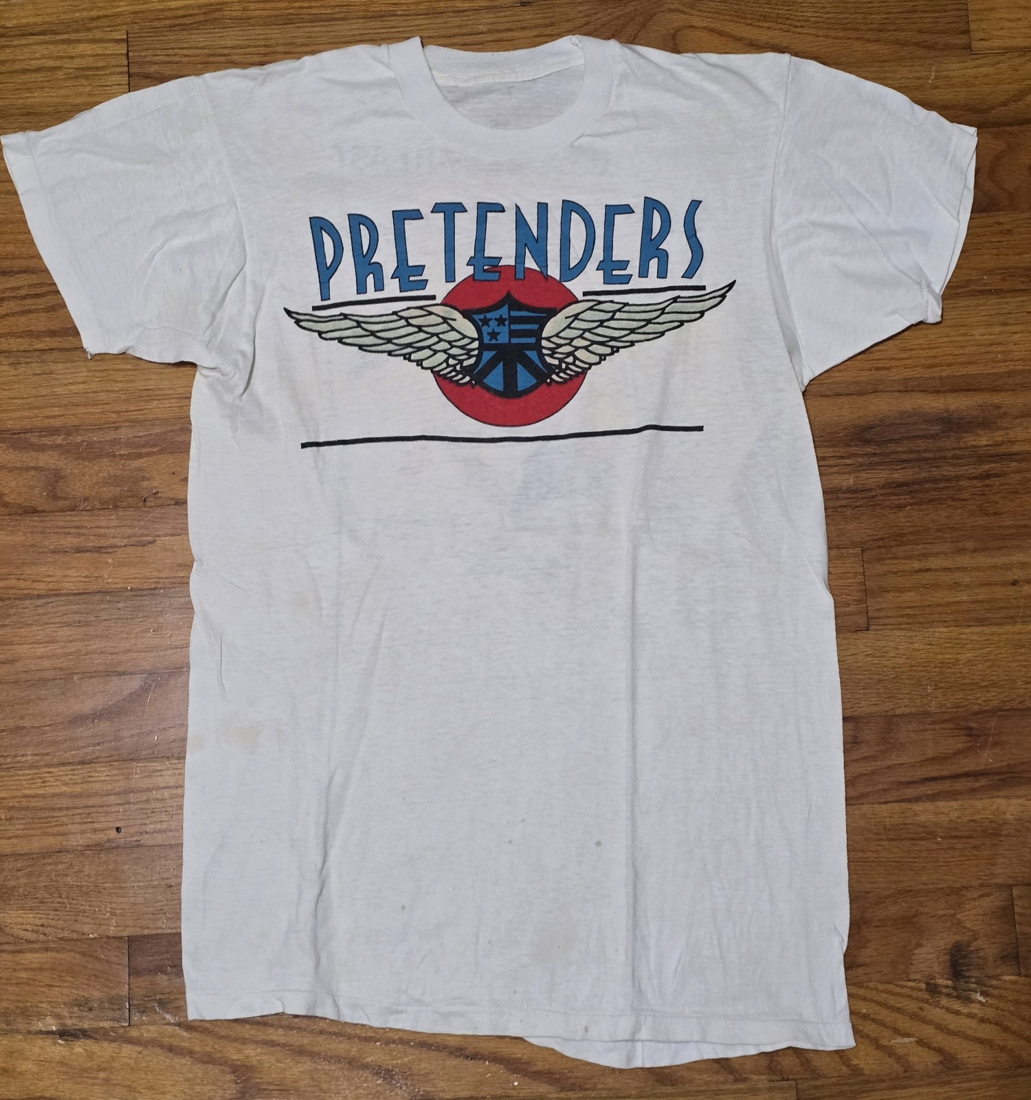 Vintage 1982 Pretenders USA & Far East Tour T Shirt 80s Classic Rock Japan True