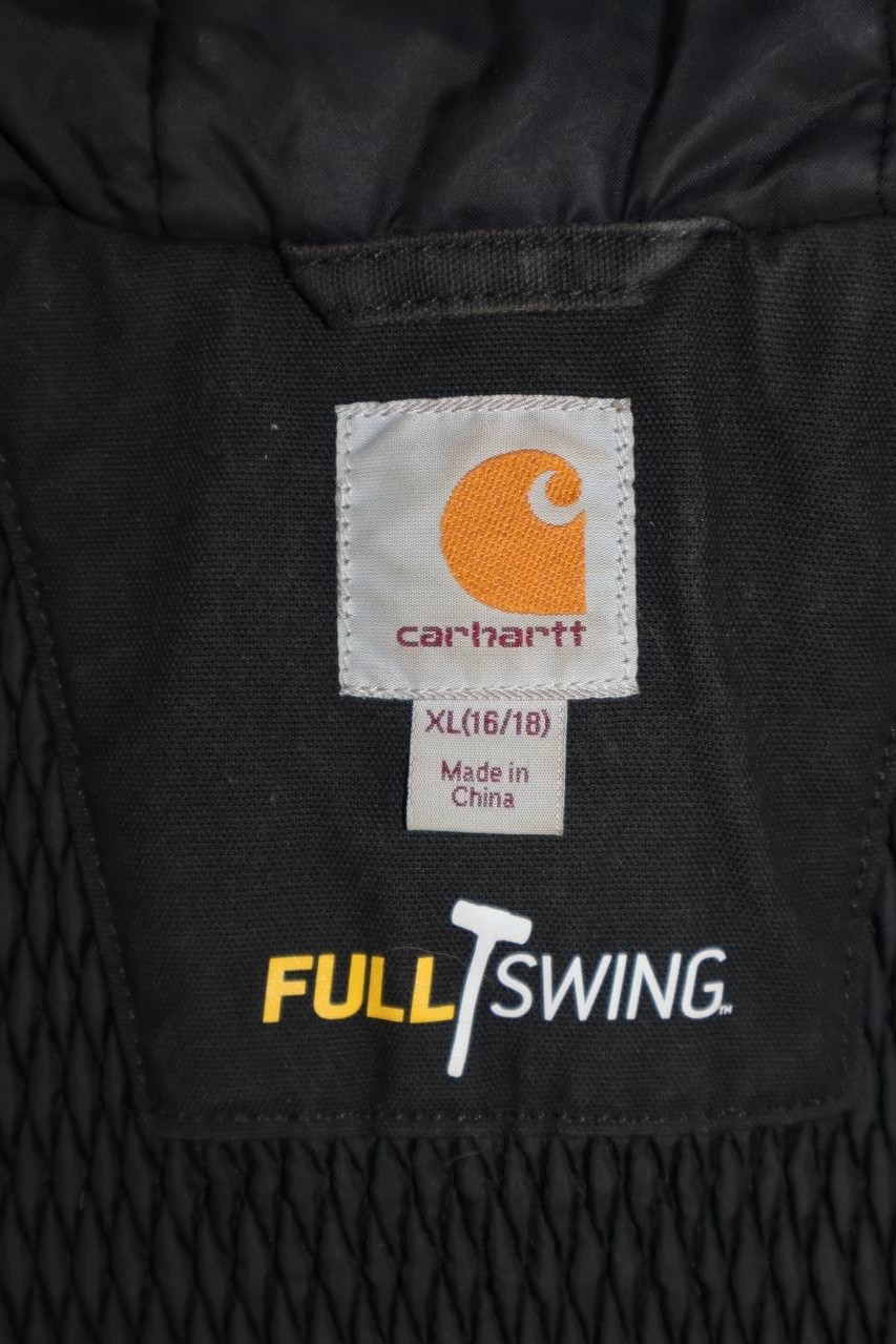 Carhartt Full Swing Quick Duck Jacket Black Women’s XL
