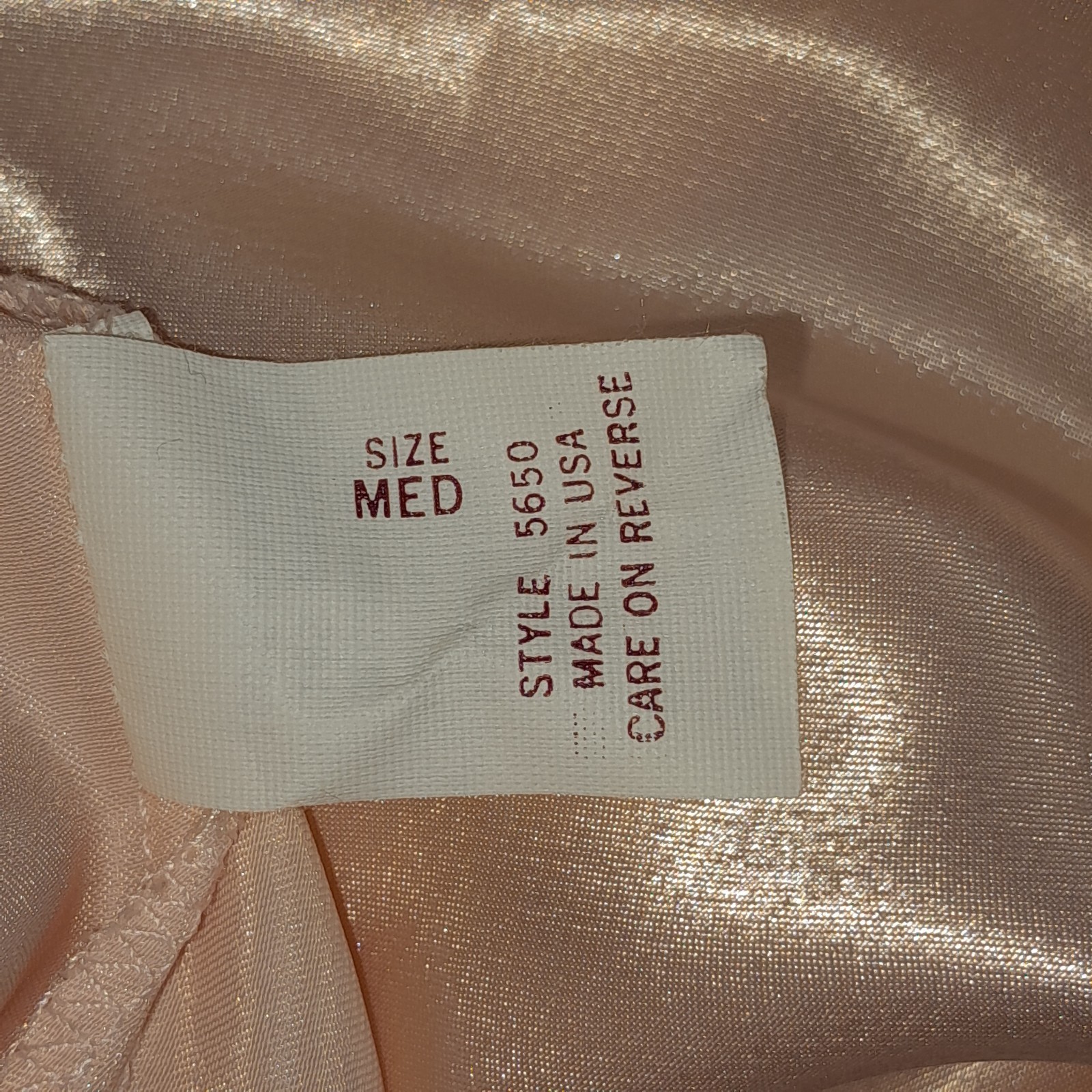Vtg Intimate Concepts Terry Russo Nightie Womens M Pink Liquid Satin Lingerie