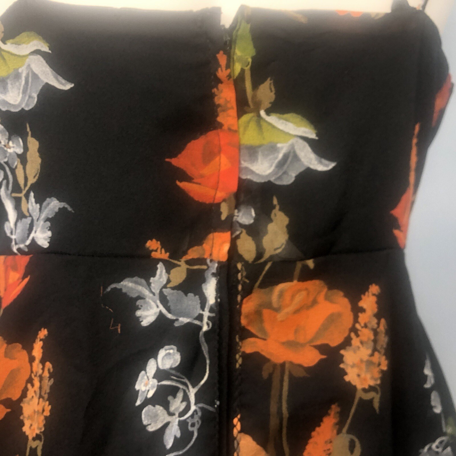 Vintage Nu Mode Floral Maxi Dress
