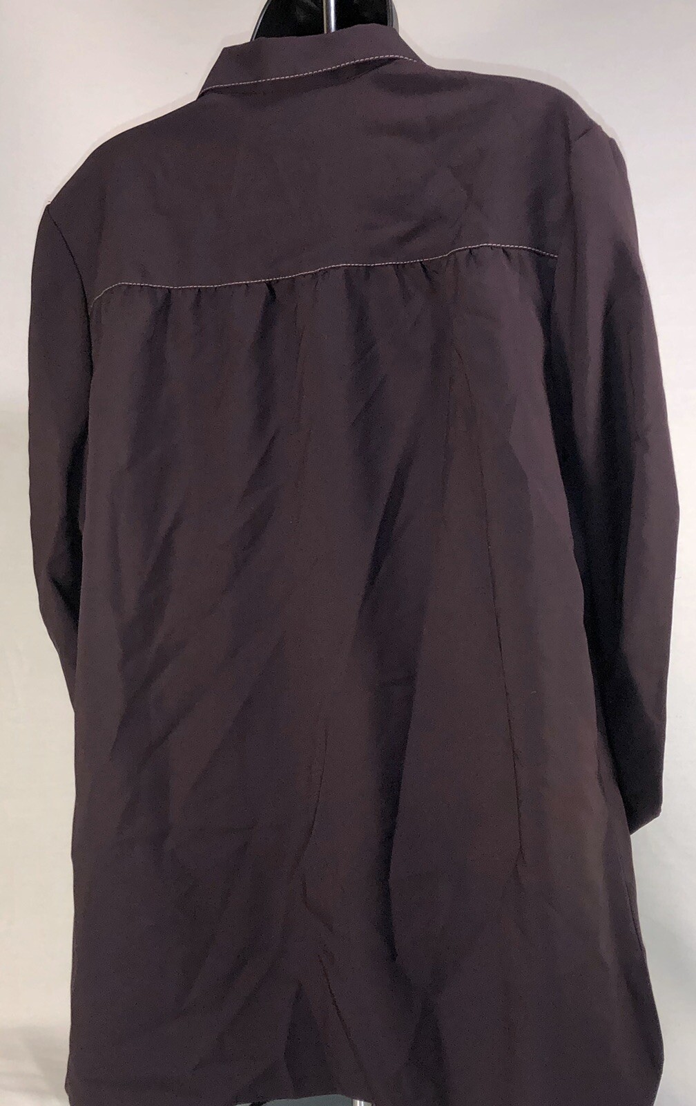 Vintage 1970’s Jo Hardin Originals Dallas 5-Button Smock Jacket Size 20 Plum