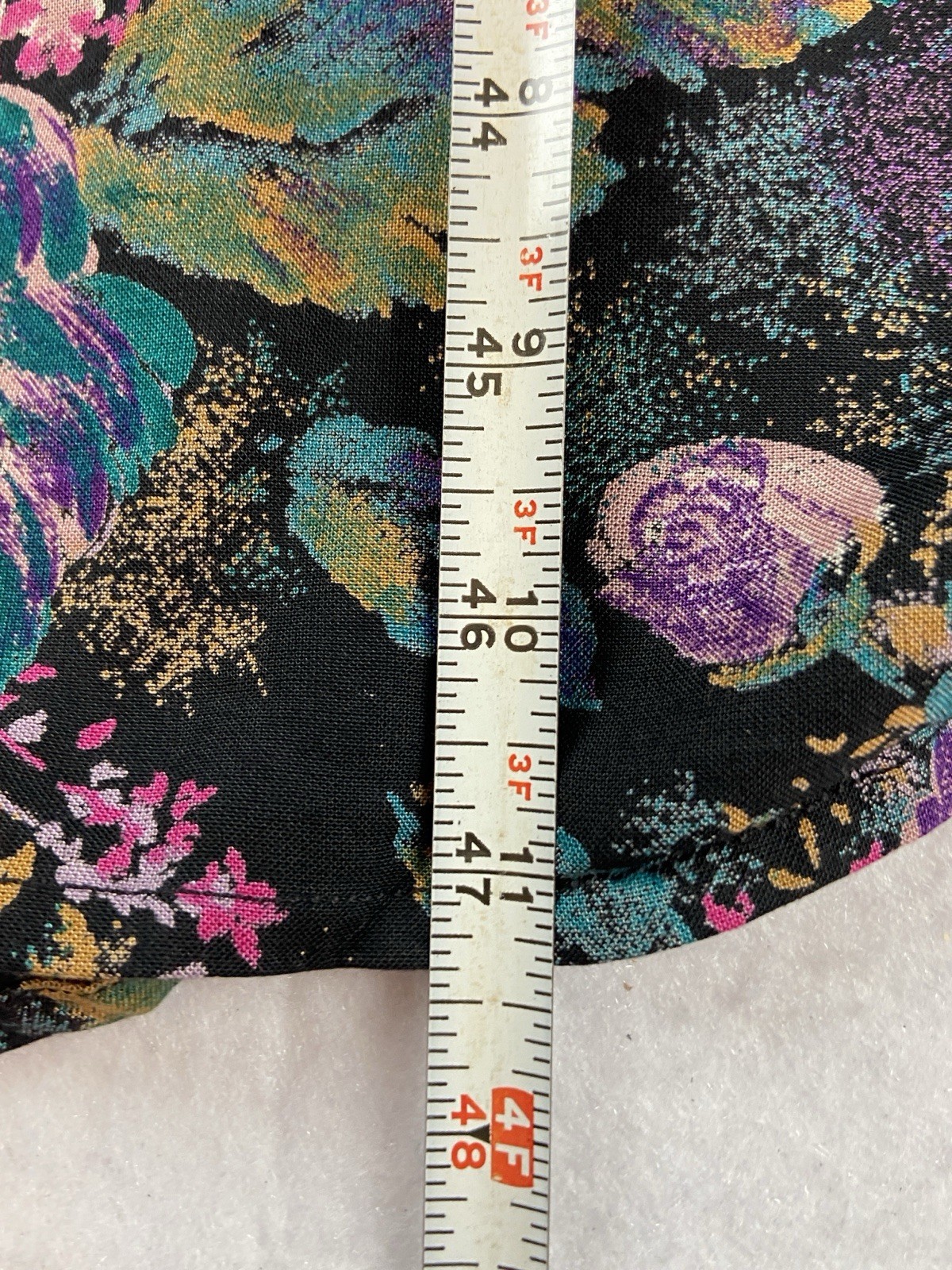 Vintage 1980’s Womens Prairie Cottagecore Turquoise Multicolor Dress Size S